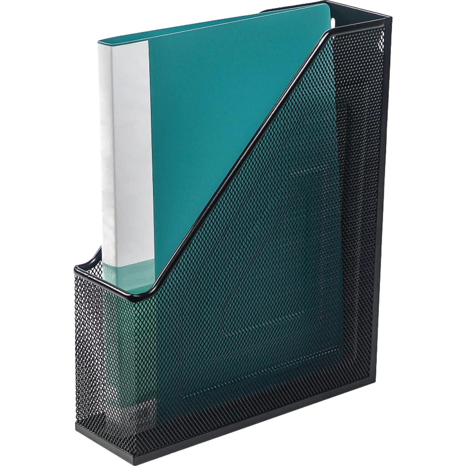 Organizador de Revistas Office Depot Negro 31.4x25.4 cm