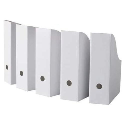 Carpeta de Revistas Blanca Royal7 - 25 Piezas, Organizador