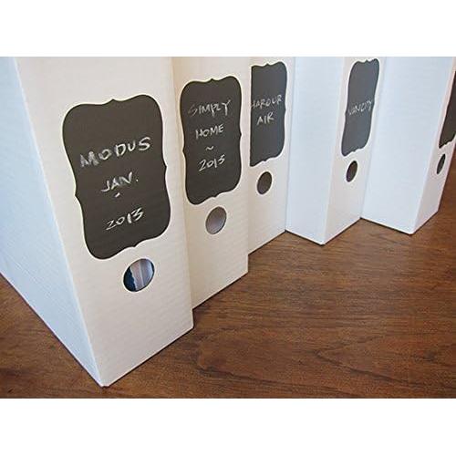 Carpeta de Revistas Blanca Royal7 - 25 Piezas, Organizador