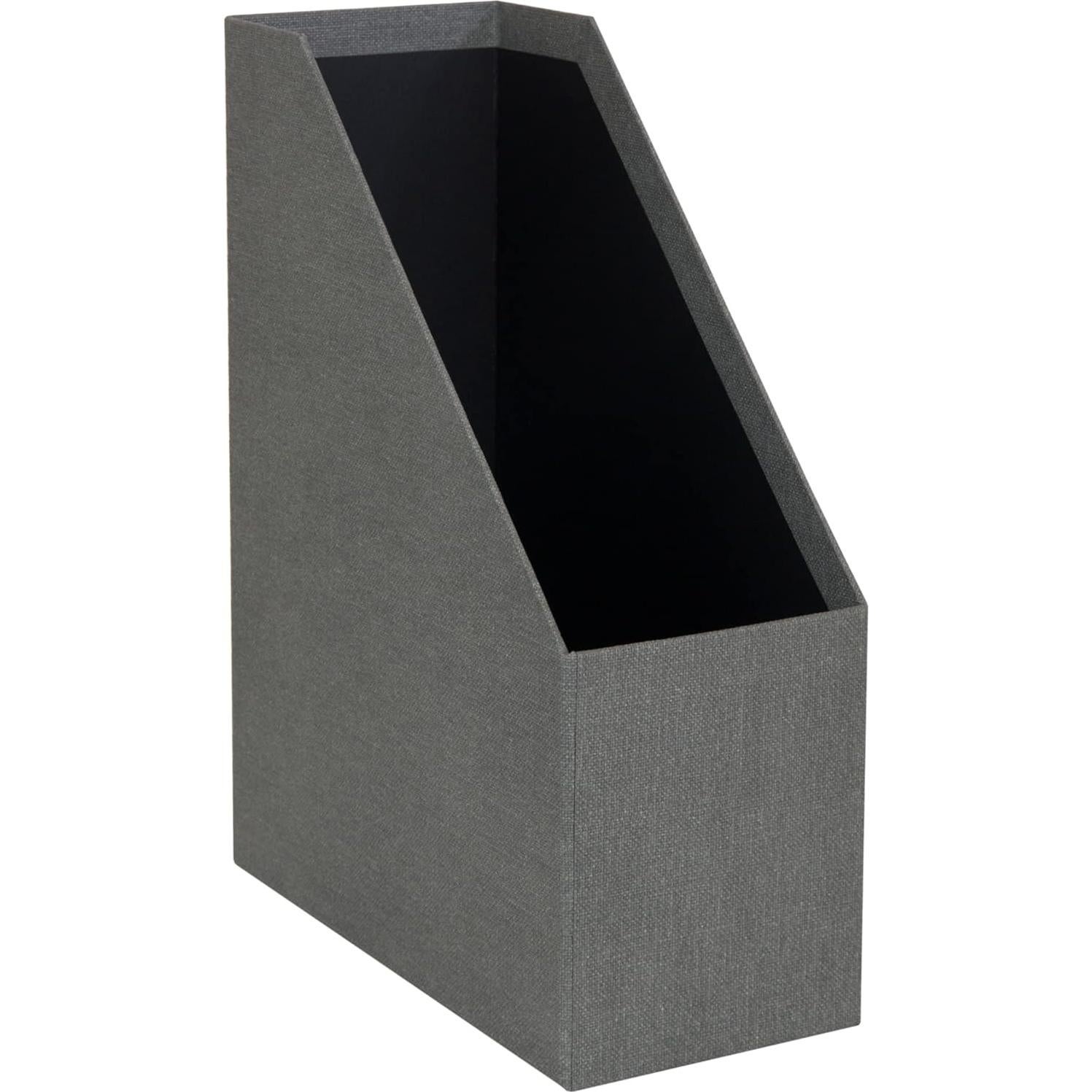 Bigso Estelle Organizador de Revistas - 3 Paquete - Gris