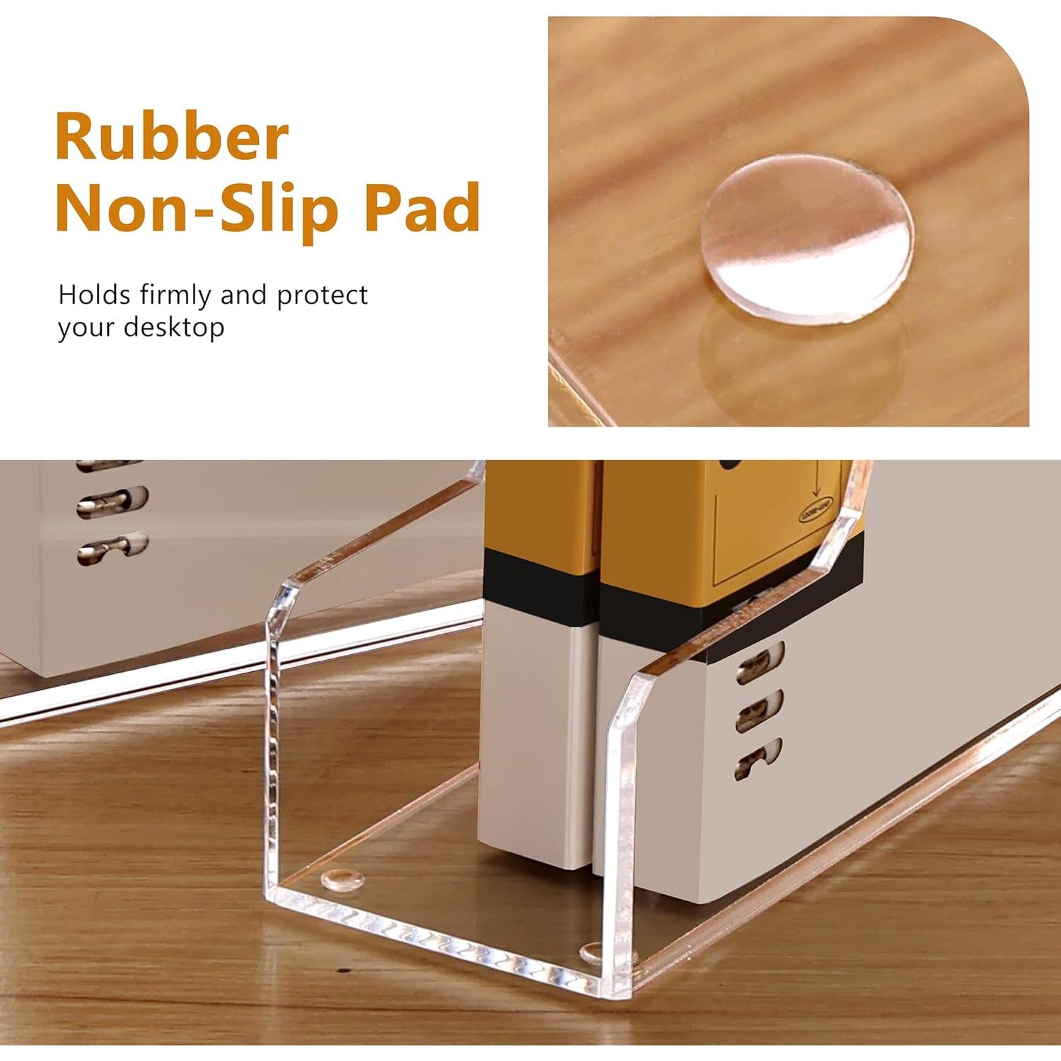 Organizador de Archivos Acrílico SANRUI 2 Paquete Transparente