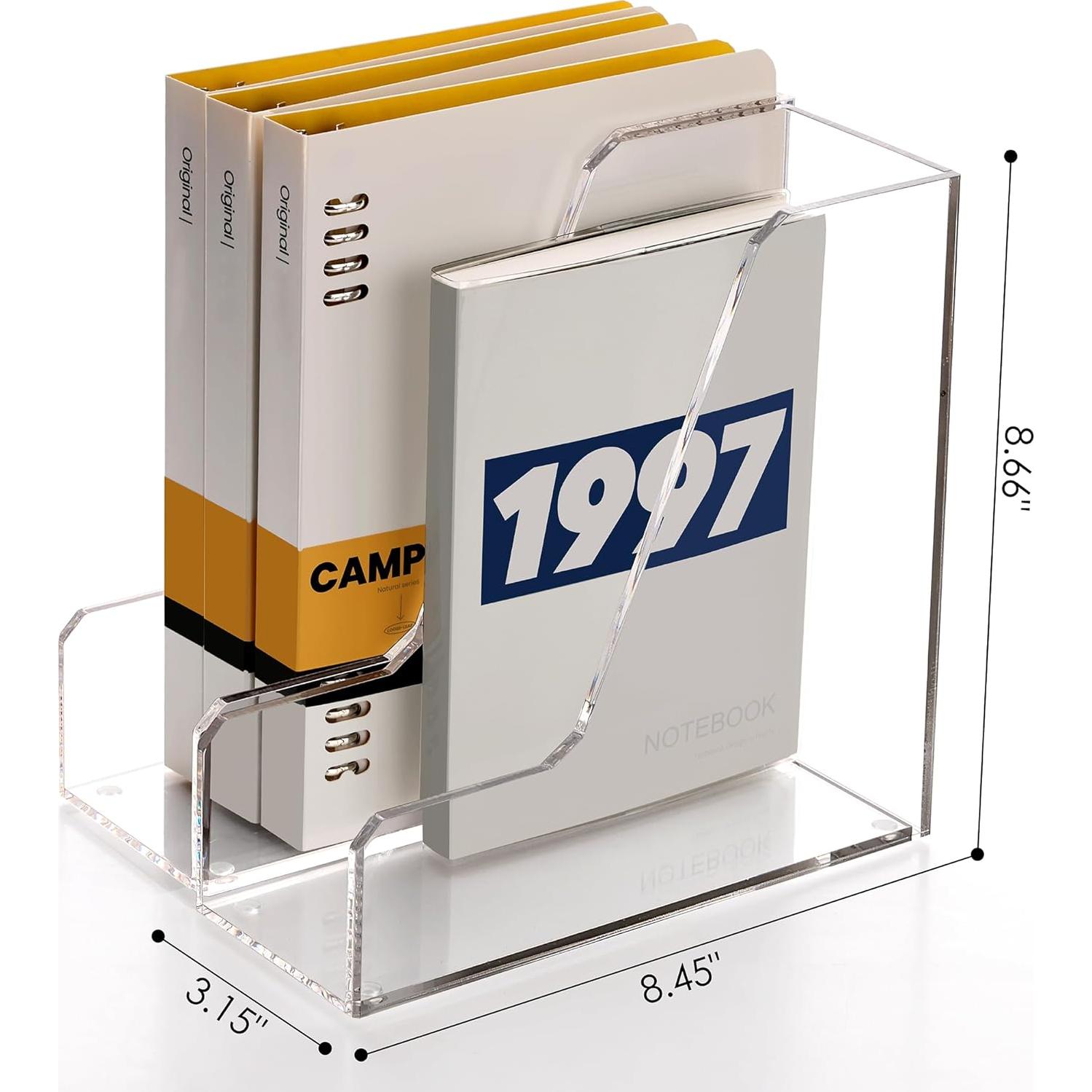 Organizador de Archivos Acrílico SANRUI 2 Paquete Transparente