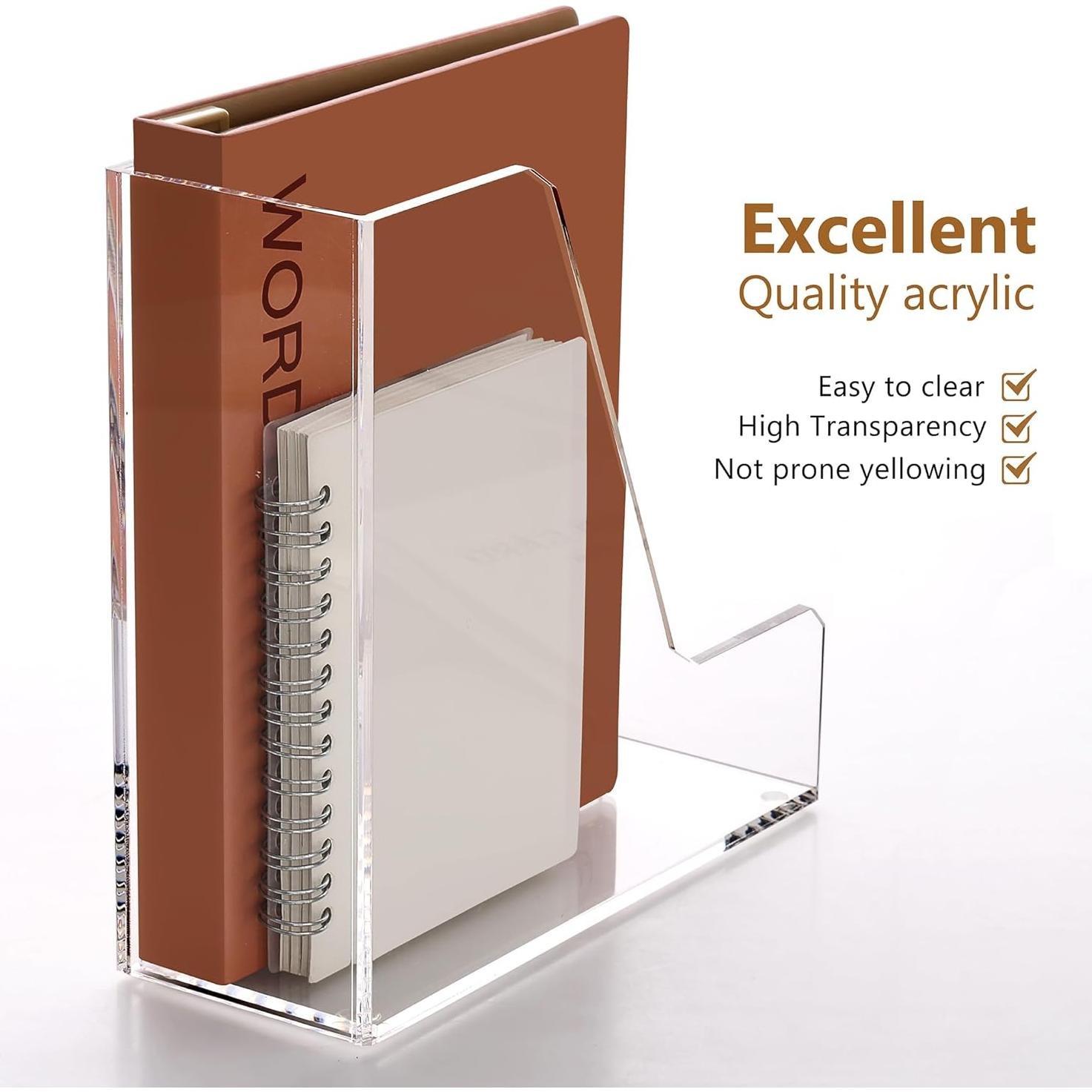 Organizador de Archivos Acrílico SANRUI 2 Paquete Transparente