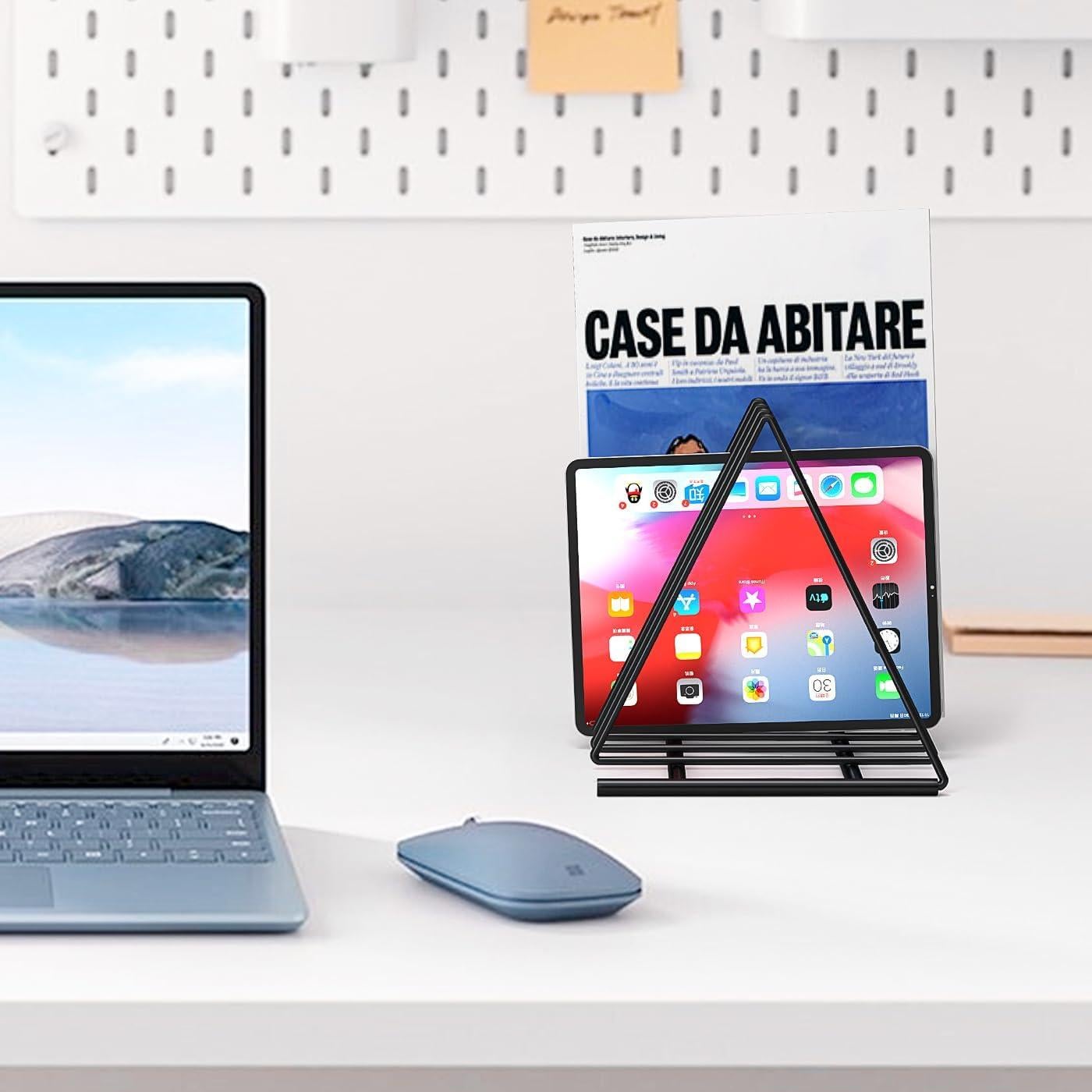 Organizador de Archivos Triangular 2 Paquetes Almacenamiento Divertido Negro