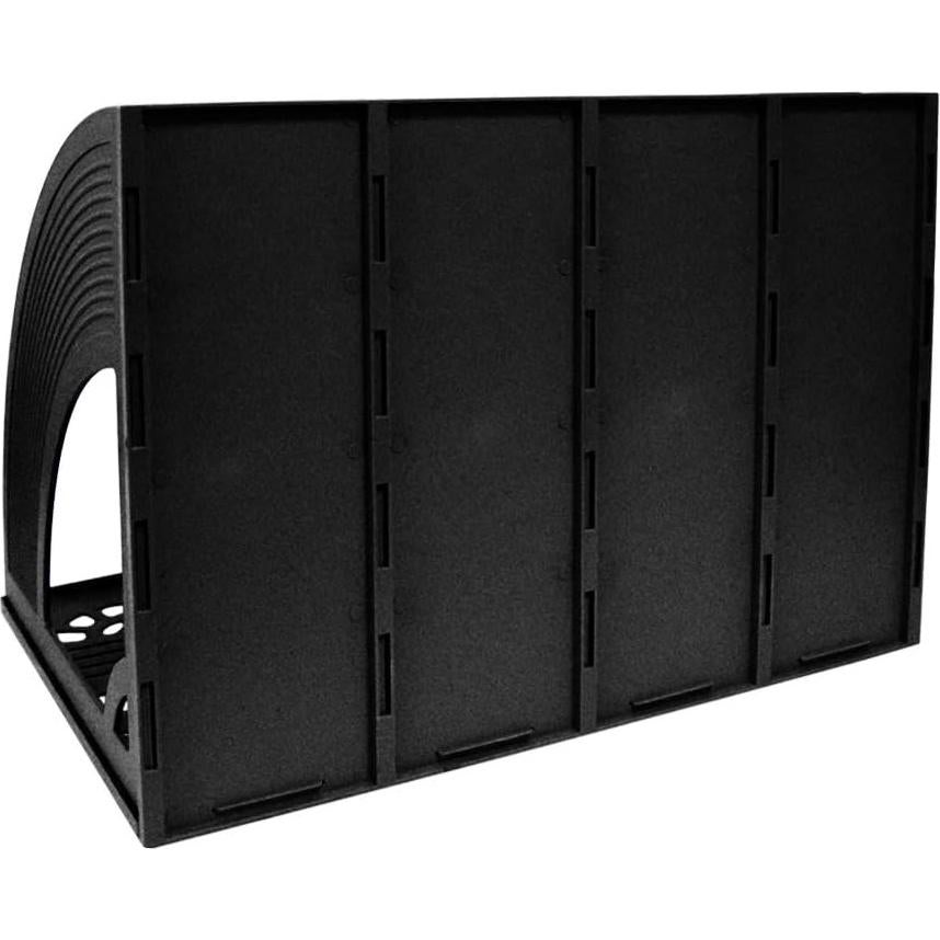 Soporte de Archivos SAYEEC 4 Compartimentos Negro Organizador