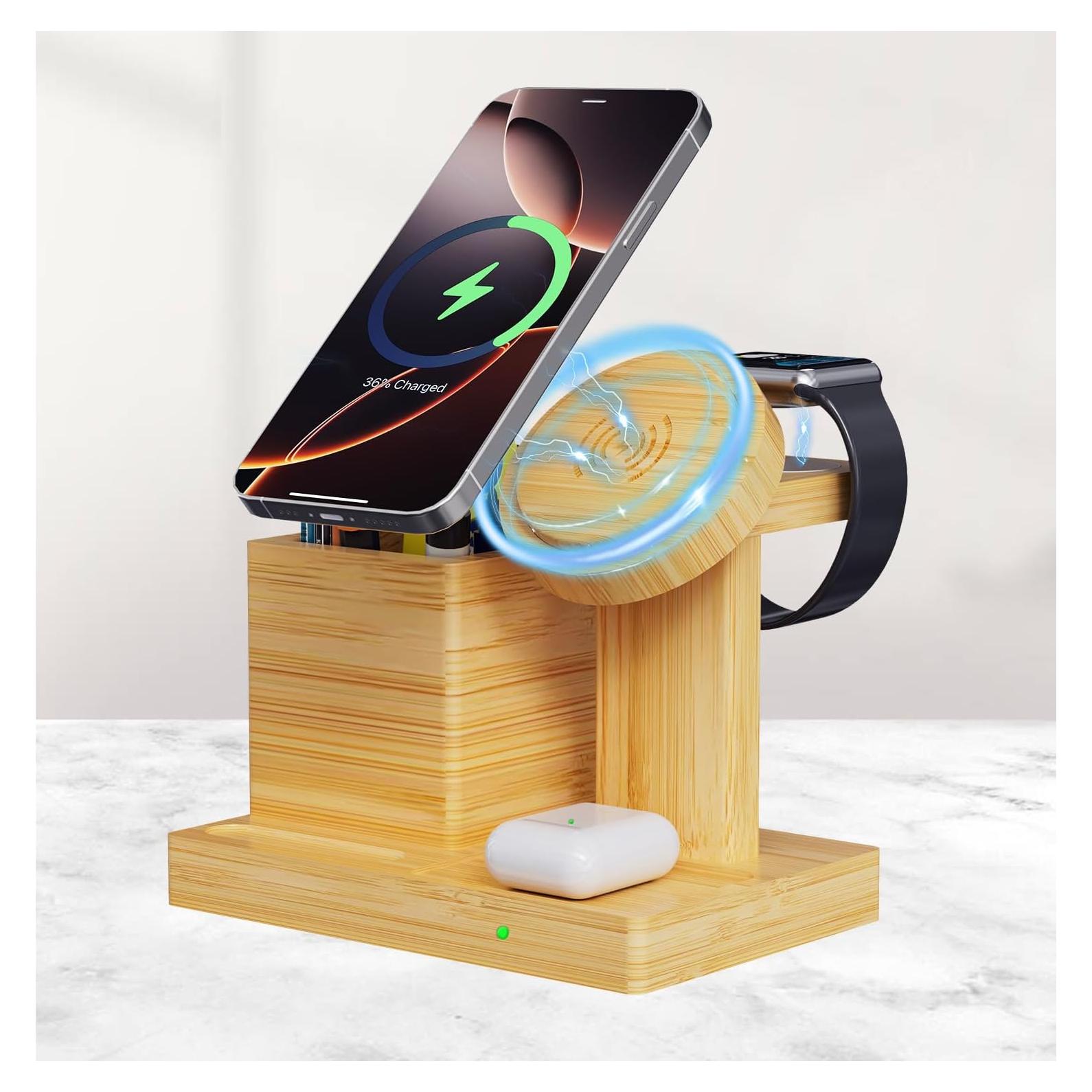 Soporte de Carga Inalámbrico 4 en 1 Alltripal para iPhone