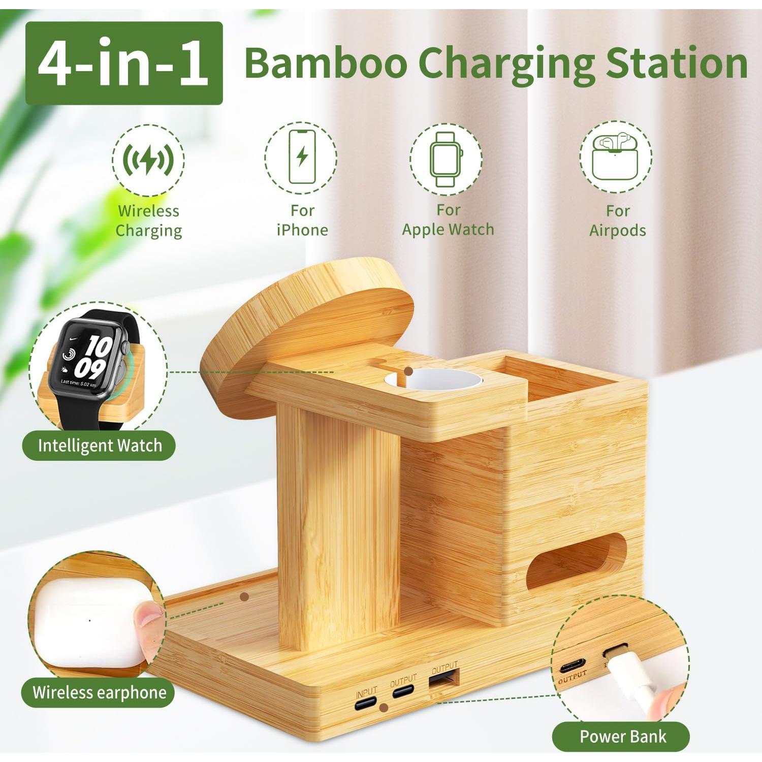 Soporte de Carga Inalámbrico 4 en 1 Alltripal para iPhone