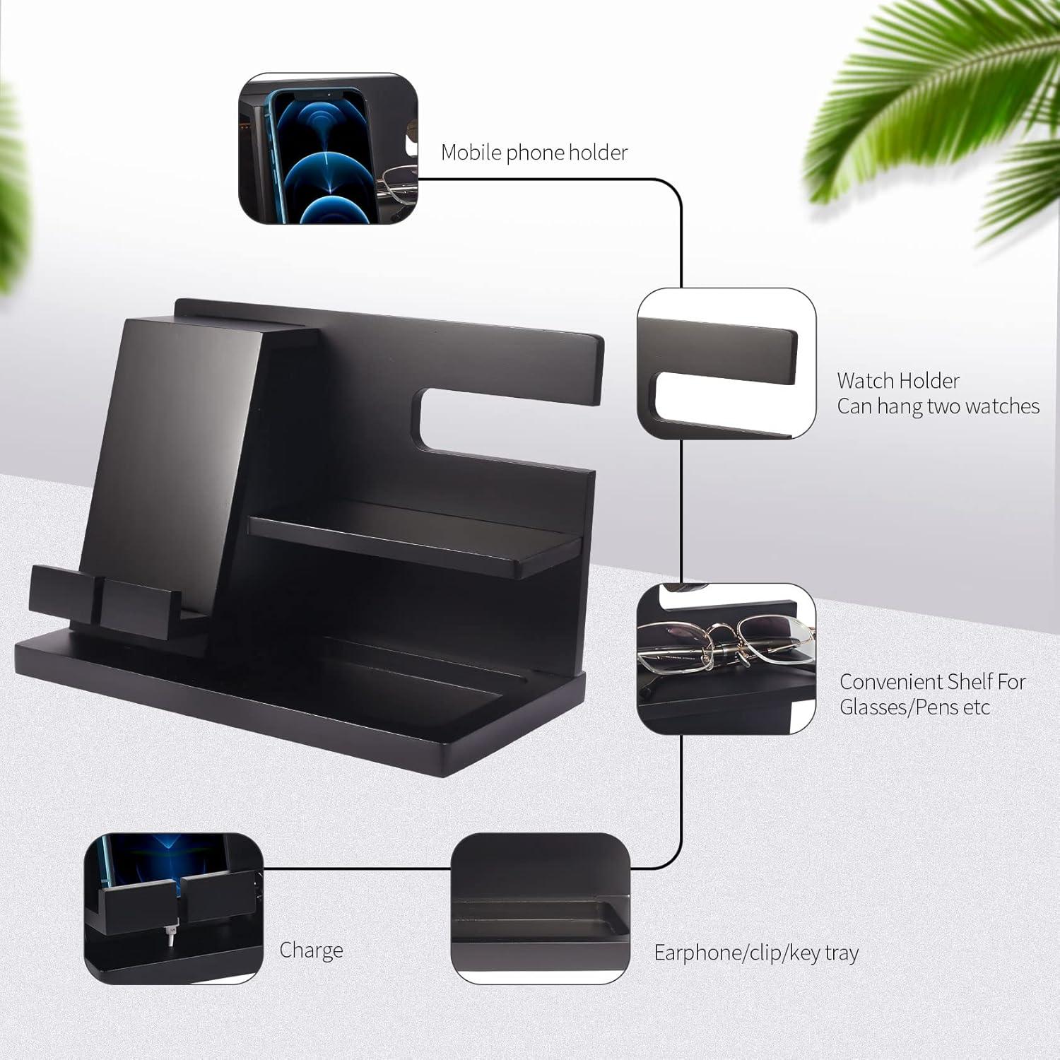 Estación de Carga de Madera Foonii para Teléfonos y Accesorios