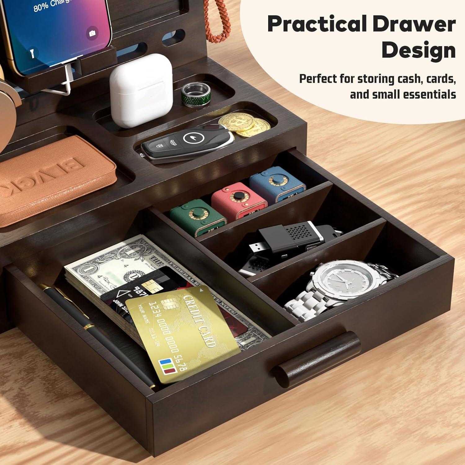 Estación de Acoplamiento para Teléfonos Sephyroth de Bambú