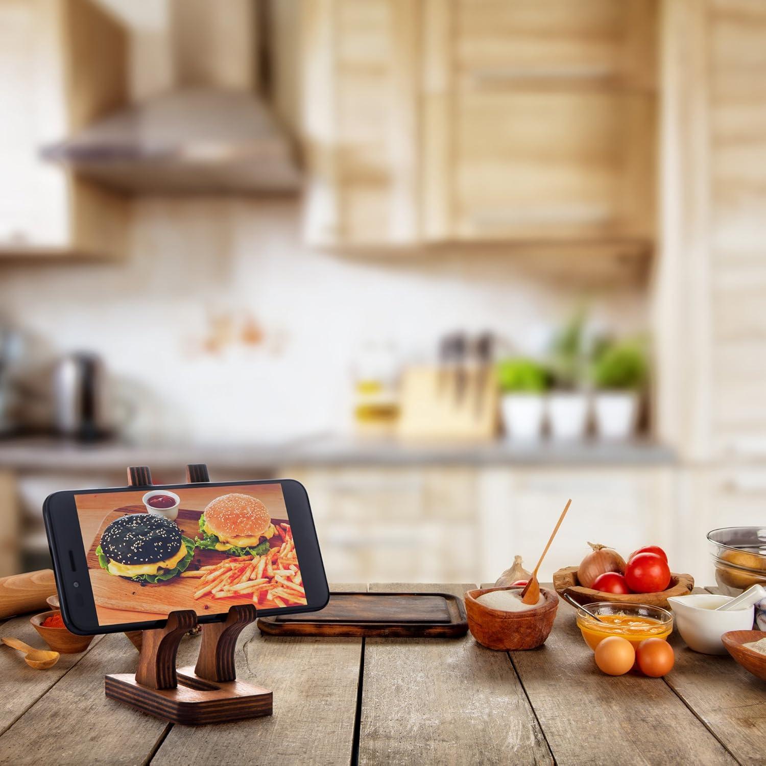 Soporte de Madera para Teléfono Rostmary - Estación de Acoplamiento