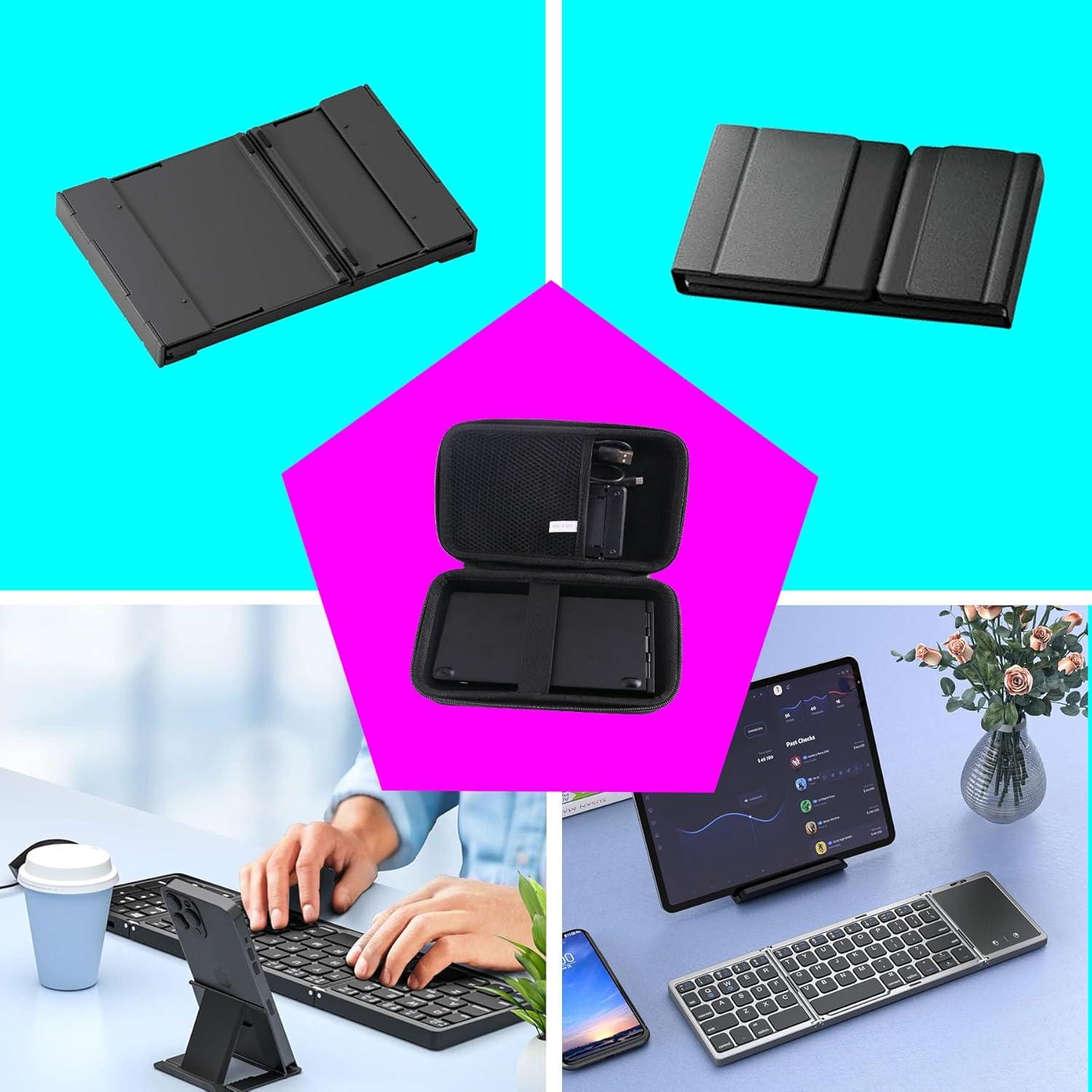 Funda Dura EVA WAIYUCN para Teclado Bluetooth Plegable XK01