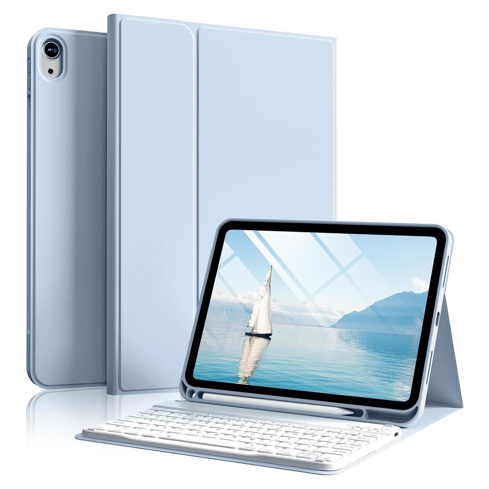 Funda con Teclado Bluetooth SZPSGC para iPad 11"/10.9"