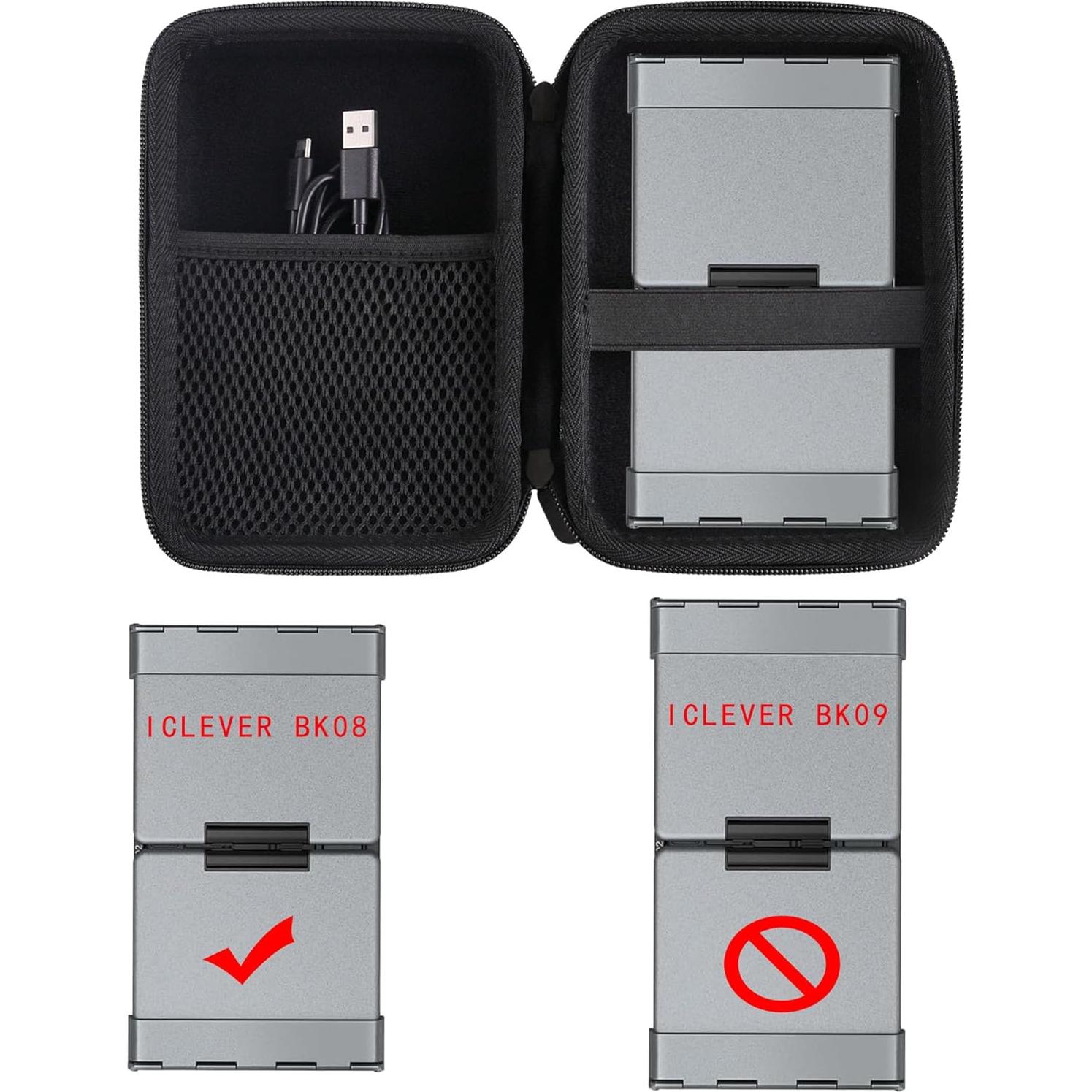 Funda Dura EVA para Teclado Bluetooth JINMEI Negro