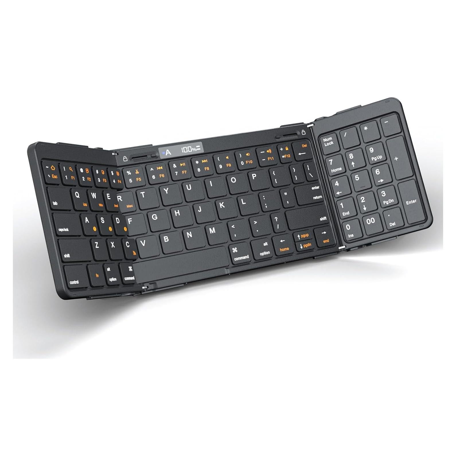 Teclado Bluetooth Plegable Omikamo 38.61 cm Inalámbrico