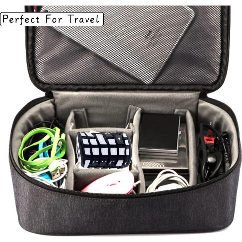 Teclado Inalámbrico de Silicona TEHDYCU Plegable Impermeable