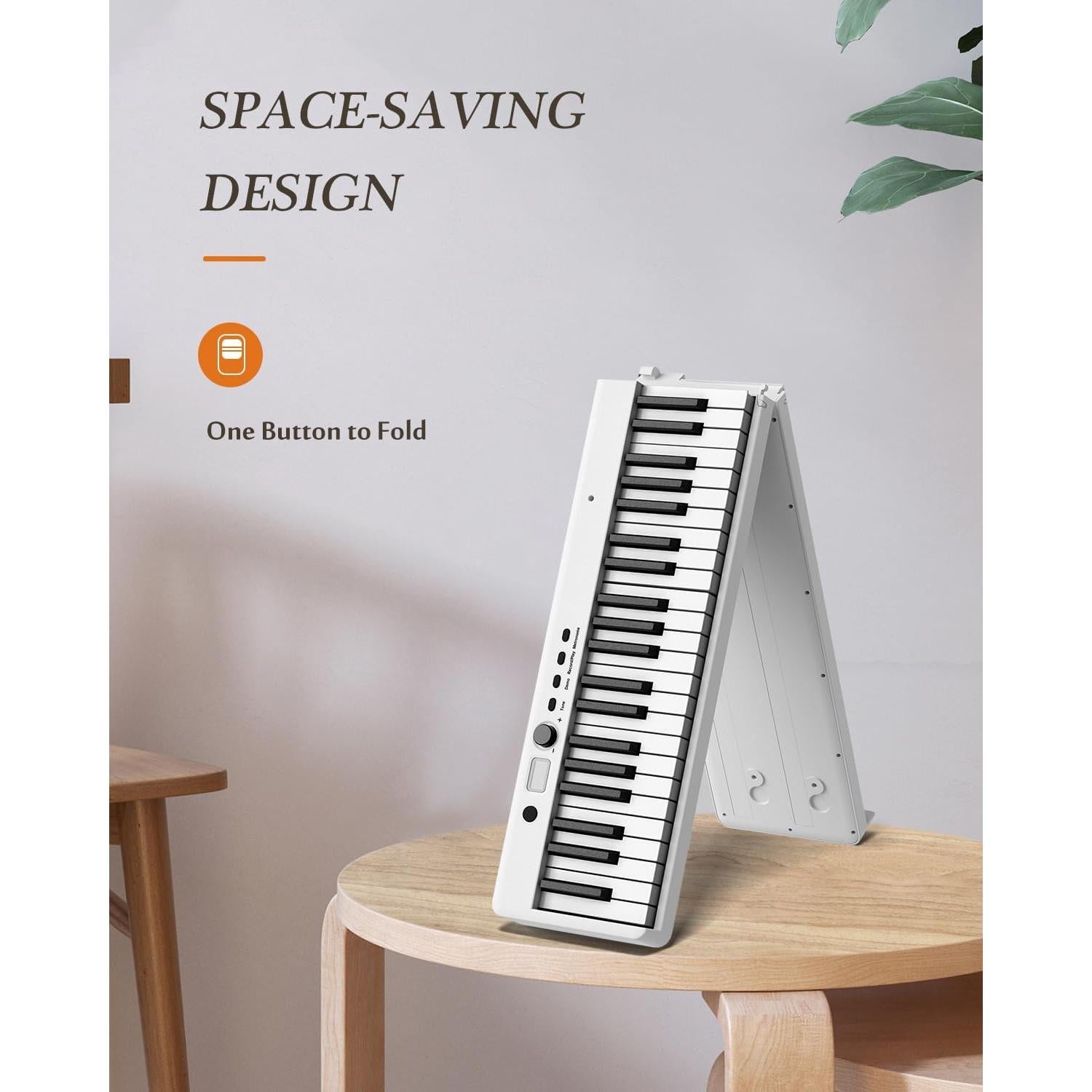 Teclado Piano Digital Plegable FingerBallet BX20 88 Teclas