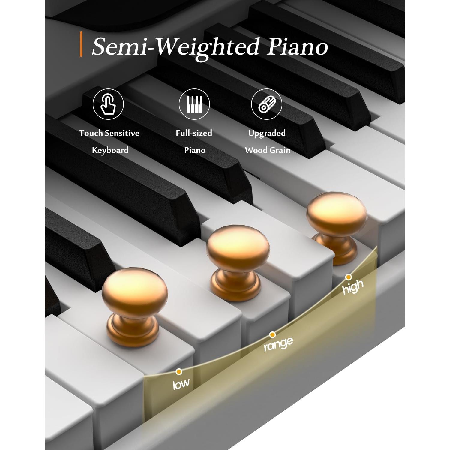 Teclado Piano Digital Plegable FingerBallet BX20 88 Teclas