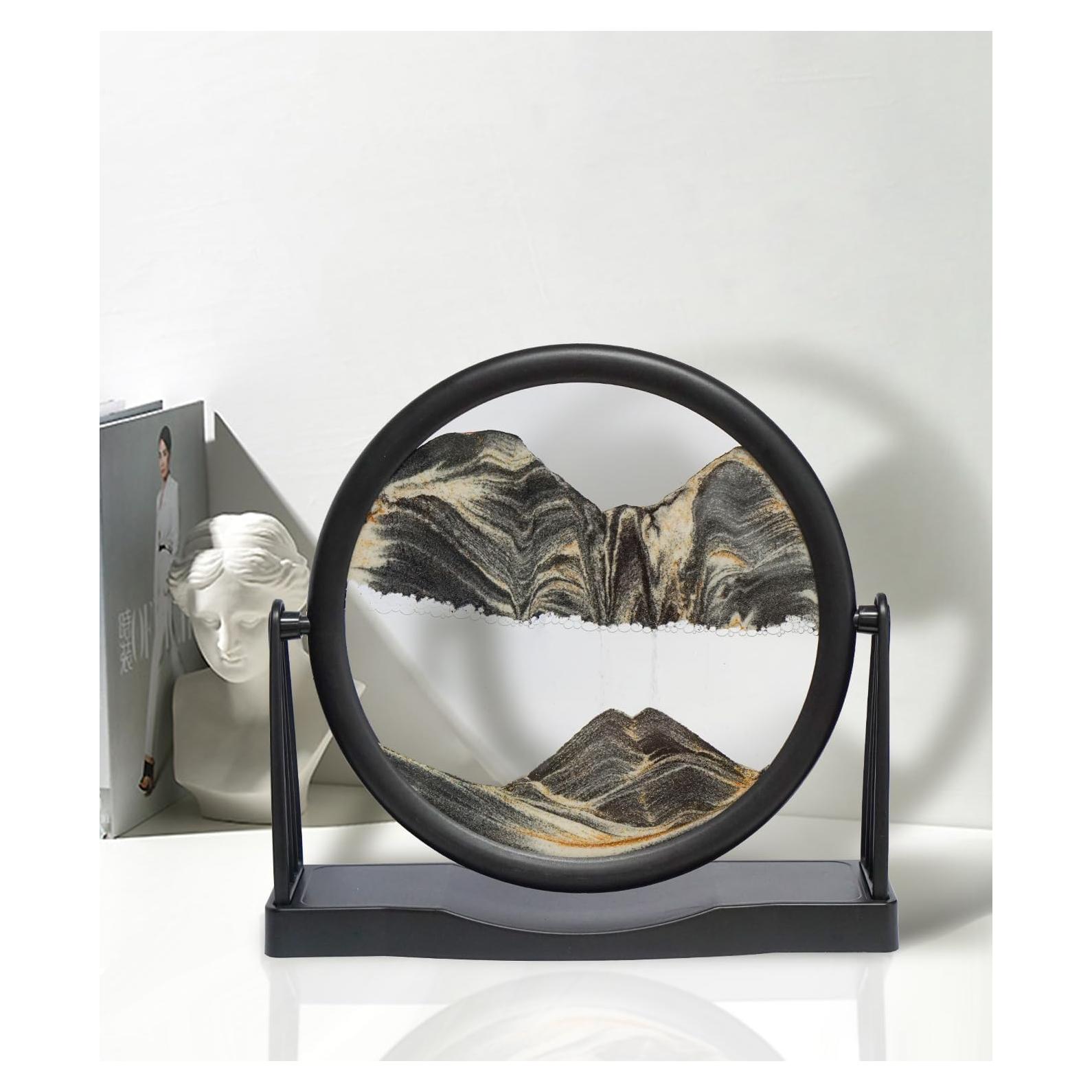 Arte de Arena Dinámico 3D BringLED - Decoración Relajante 20.32 cm