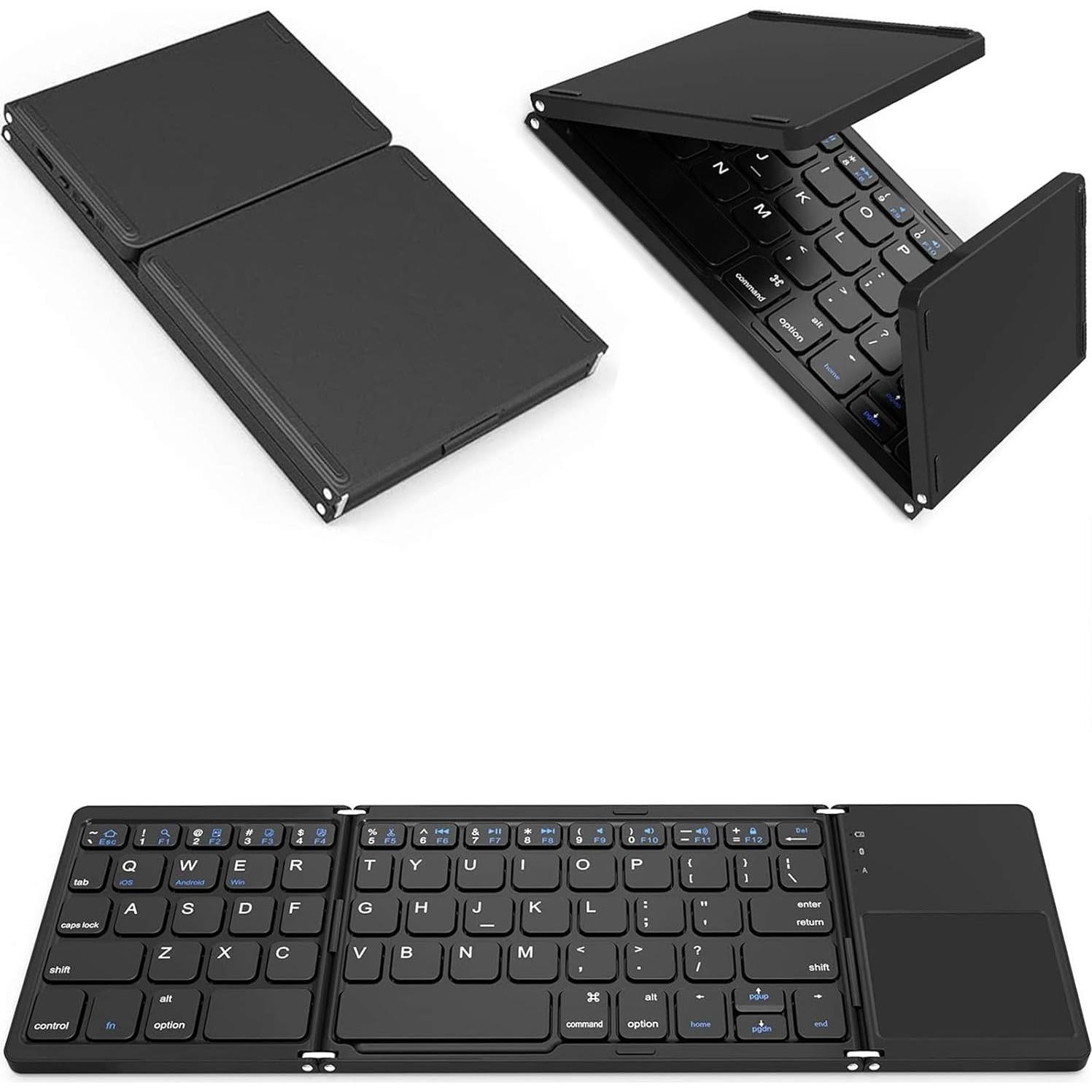 Teclado Inalámbrico Plegable Tek Styz TS-1146 con Mouse Touchpad