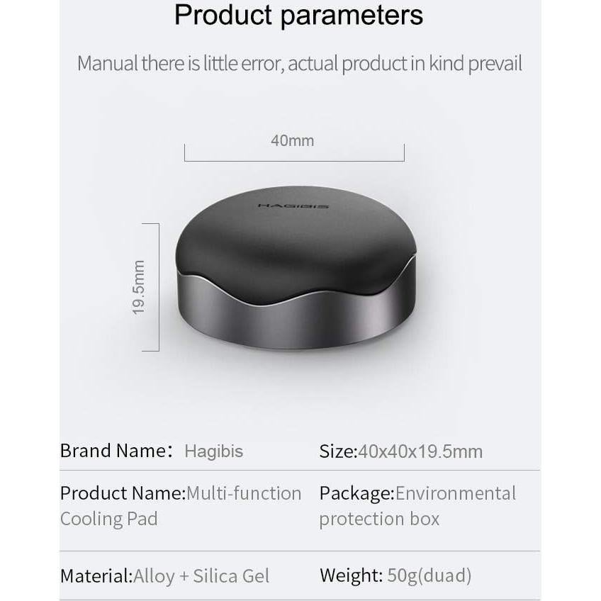 Base de Enfriamiento Ergonómica para Laptop Hagibis Gris