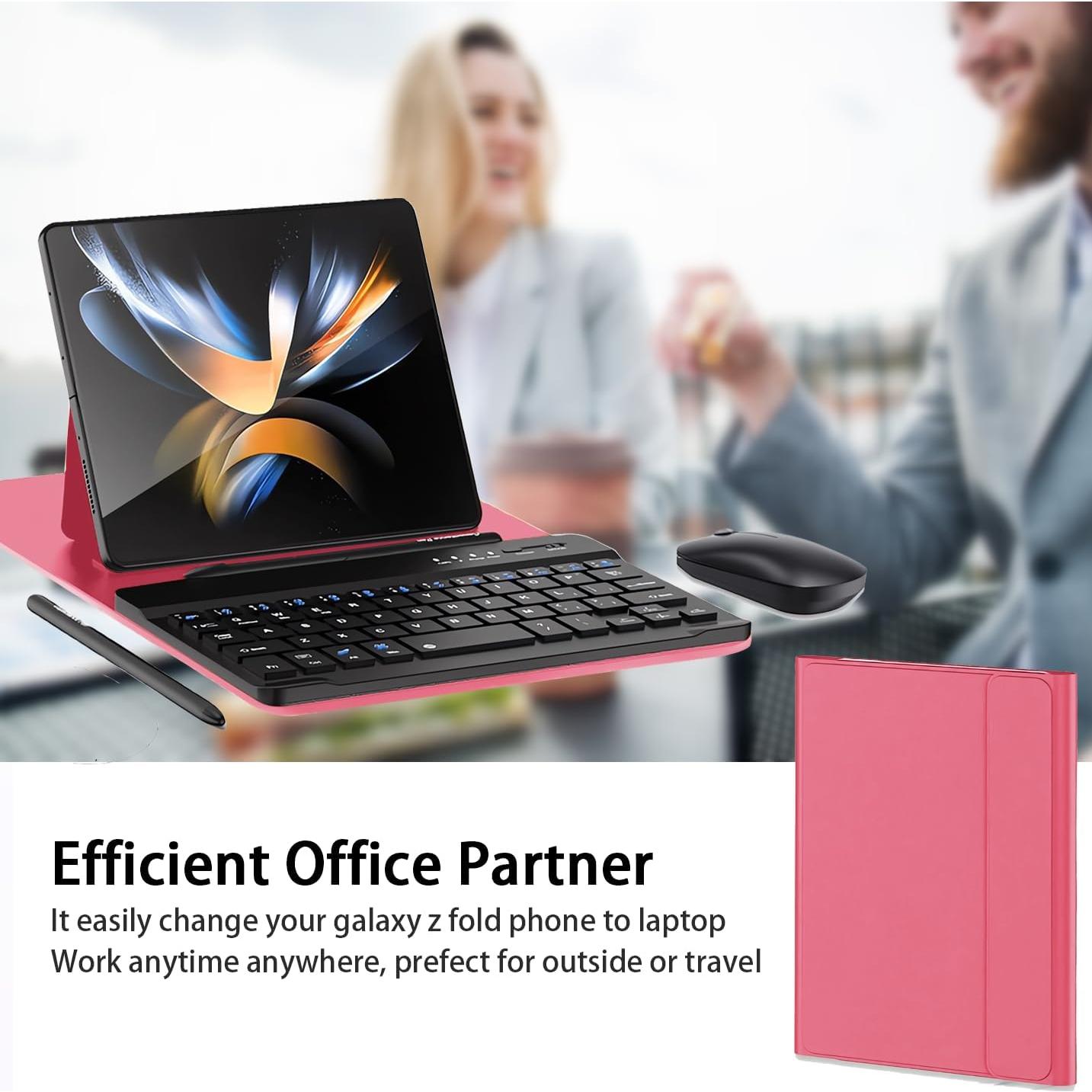 Teclado Mini Bluetooth Voppton para Samsung Galaxy Z Fold 7/6/5
