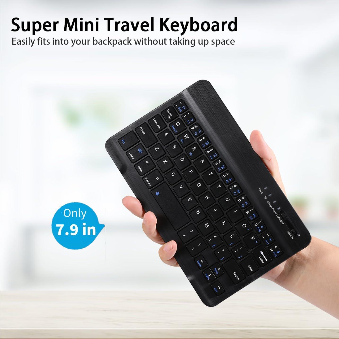 Soporte Plegable y Teclado Bluetooth Mini Voppton para Z Fold