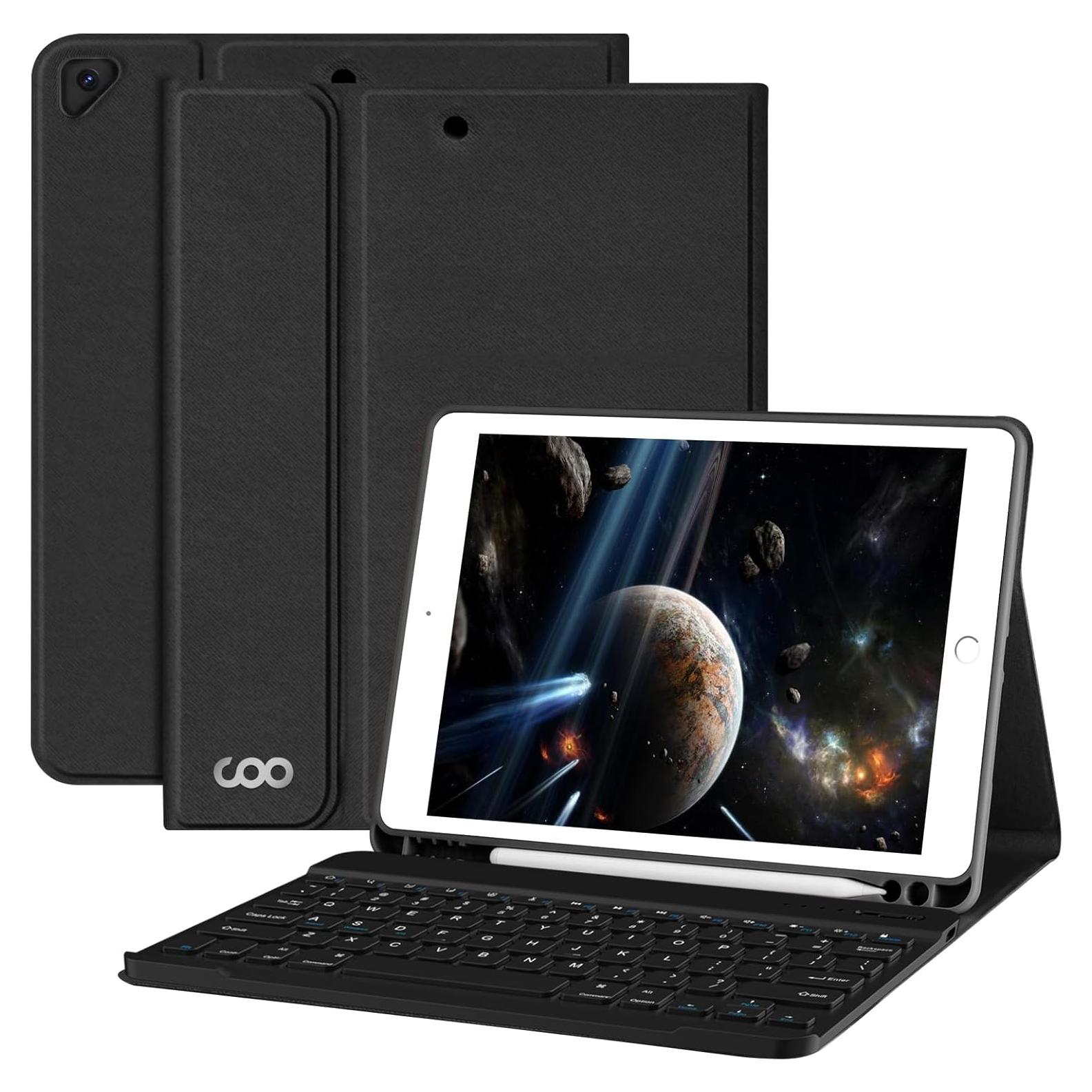 Funda teclado Bluetooth COO para iPad 10.2" 9ª Gen 2021
