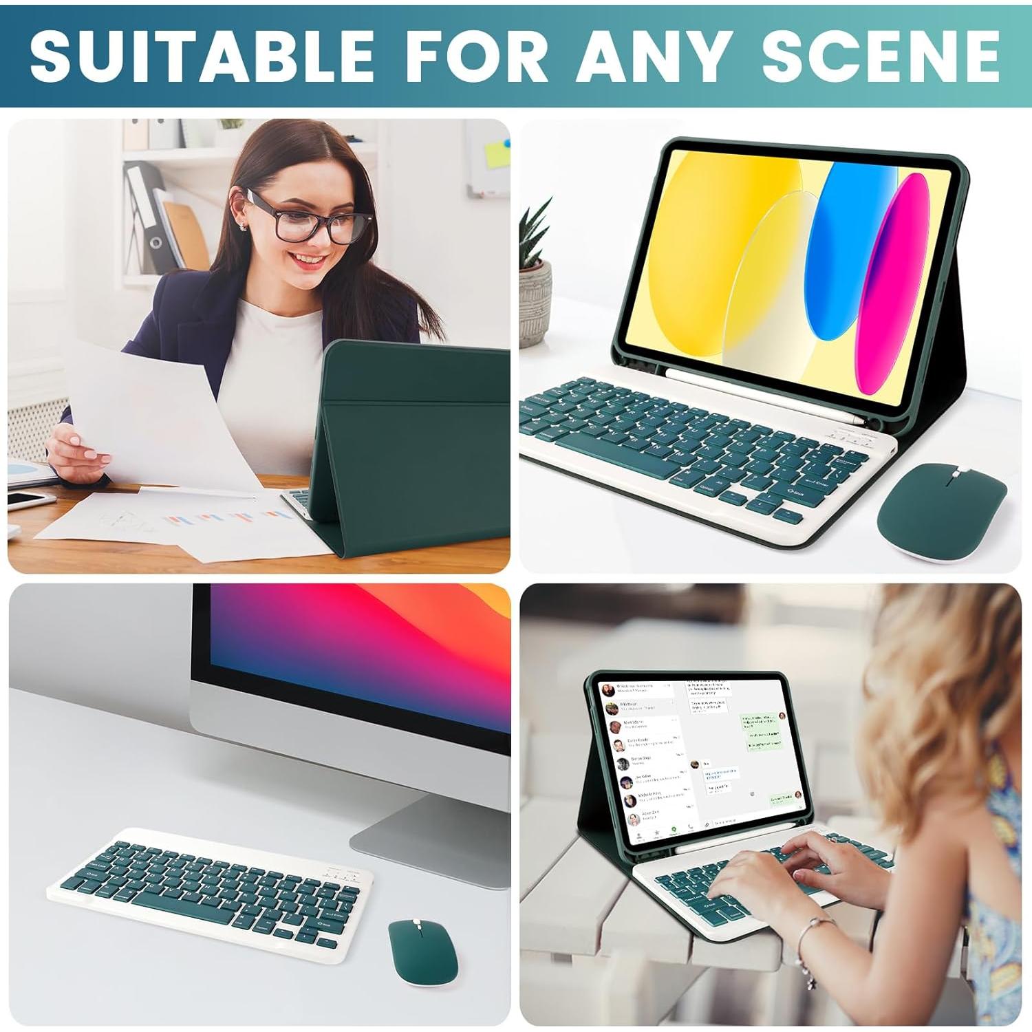 Funda de teclado LAMA con ratón para iPad 11" y 10.9"