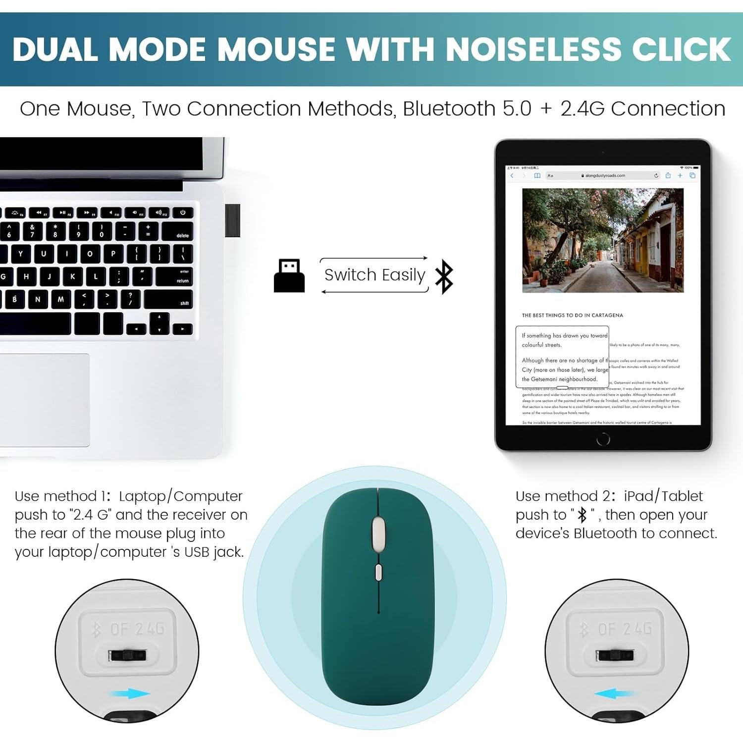 Funda de teclado LAMA con ratón para iPad 11" y 10.9"