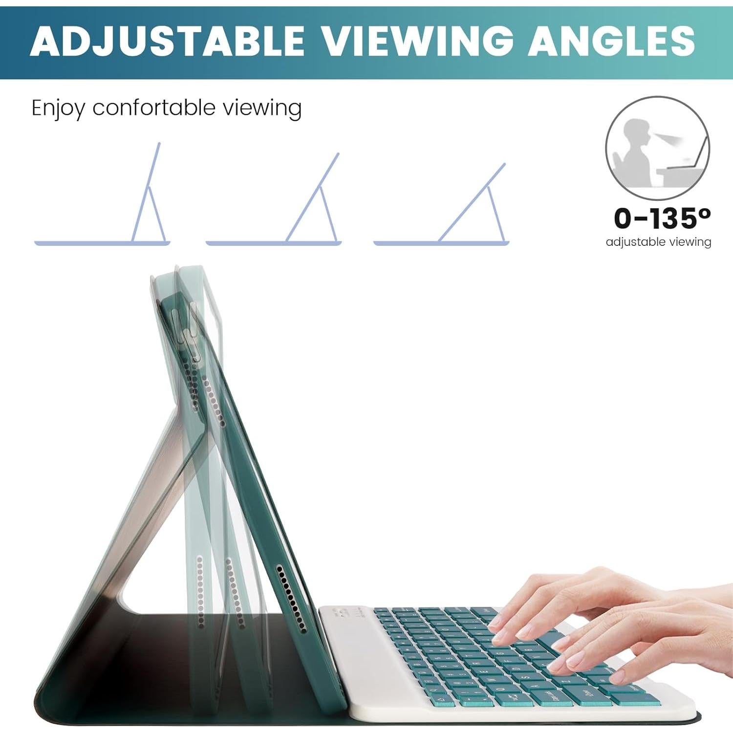 Funda de teclado LAMA con ratón para iPad 11" y 10.9"