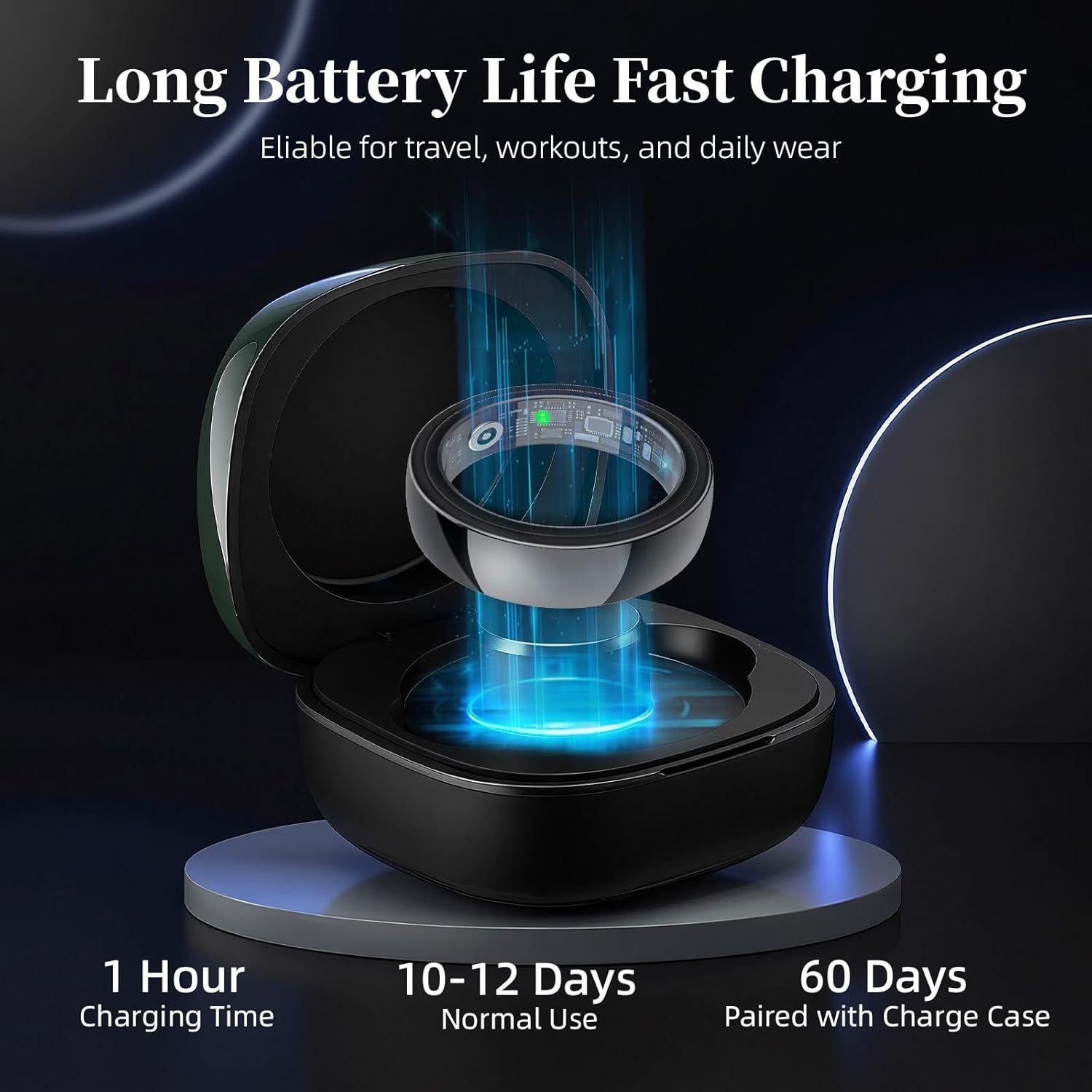 Anillo Inteligente de Fitness SORNBEO - Monitoreo Salud y Sueño