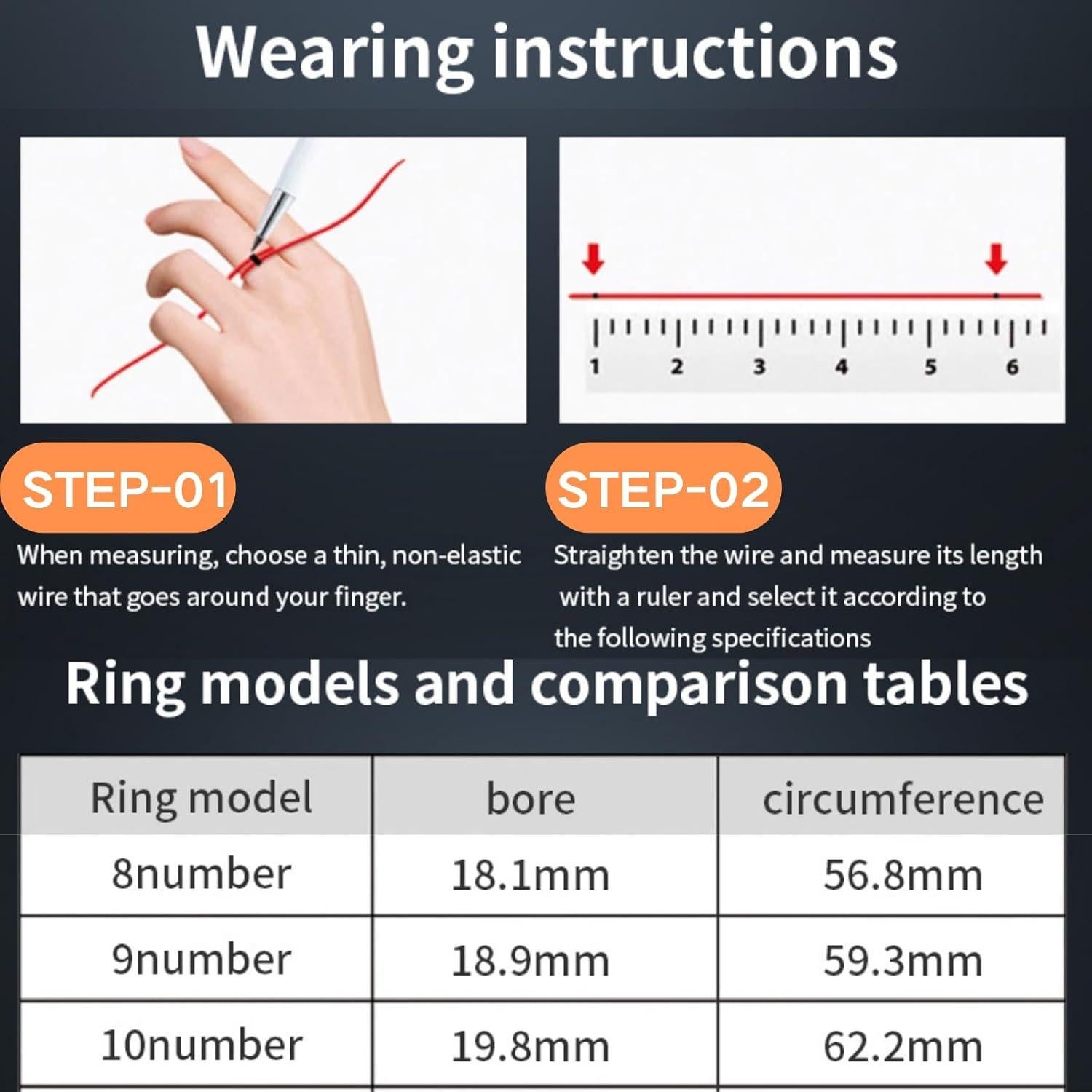 Anillo Inteligente Kalaxy47 SR-2025 Plata 5 Días Batería IP68