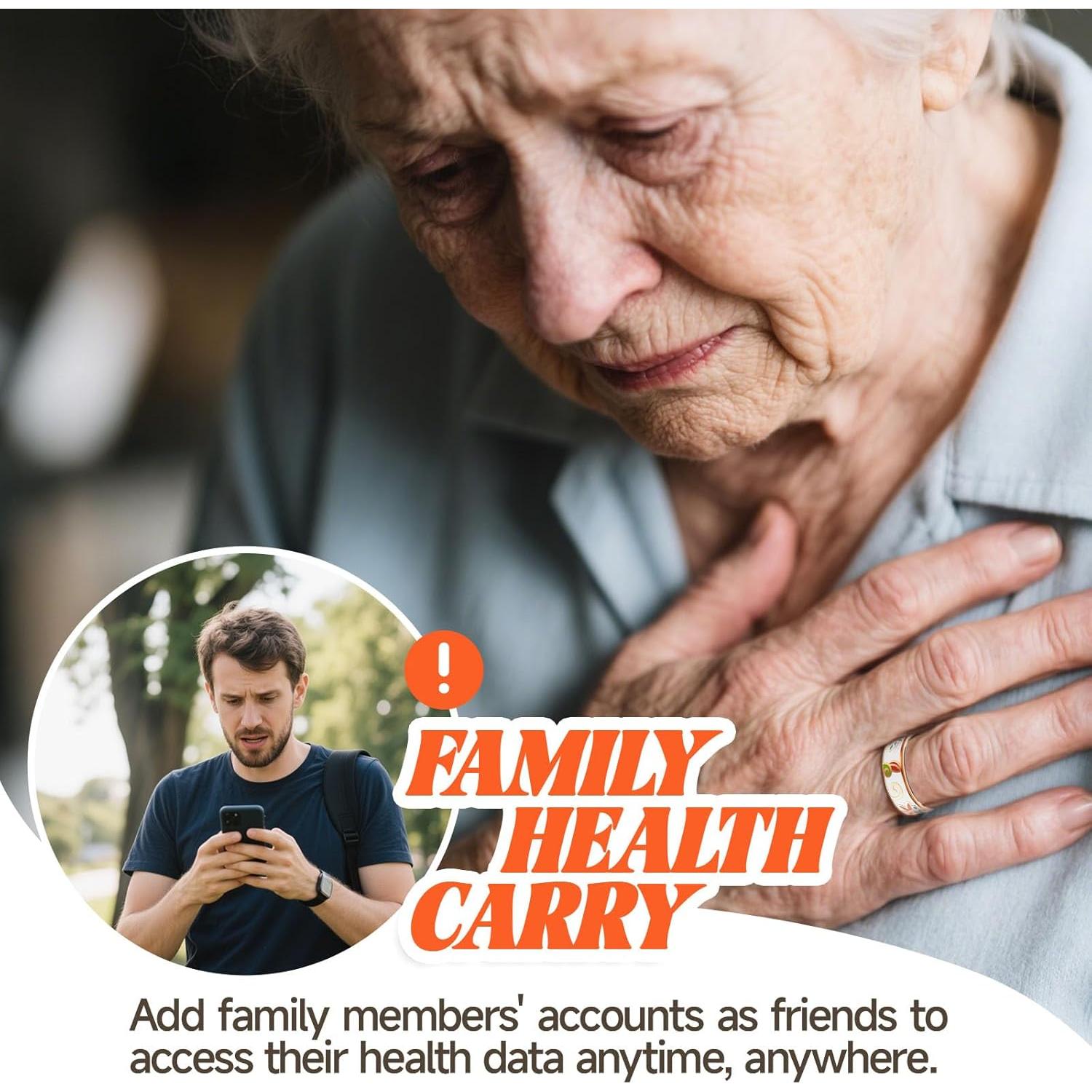 Anillo Inteligente Oucscru Blanco 8# Monitoreo Salud y Sueño