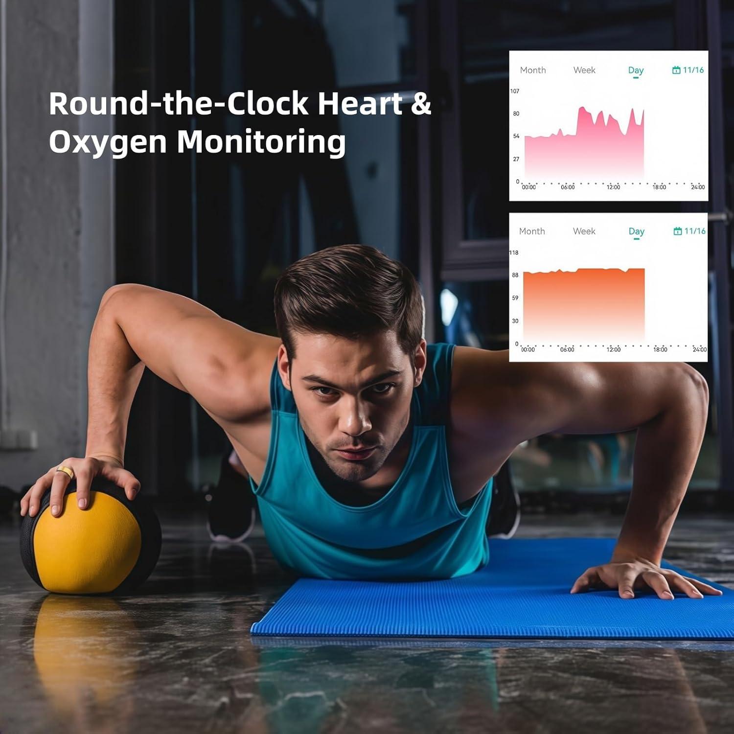 Reloj Inteligente MZJ Oro Champán - Monitoreo Salud IP68