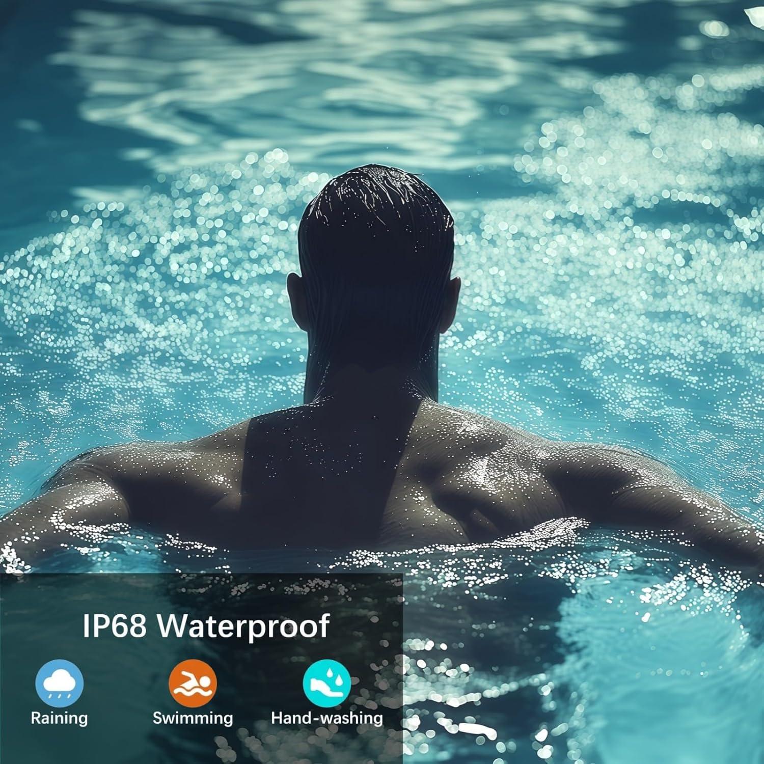 Reloj Inteligente MZJ Oro Champán - Monitoreo Salud IP68