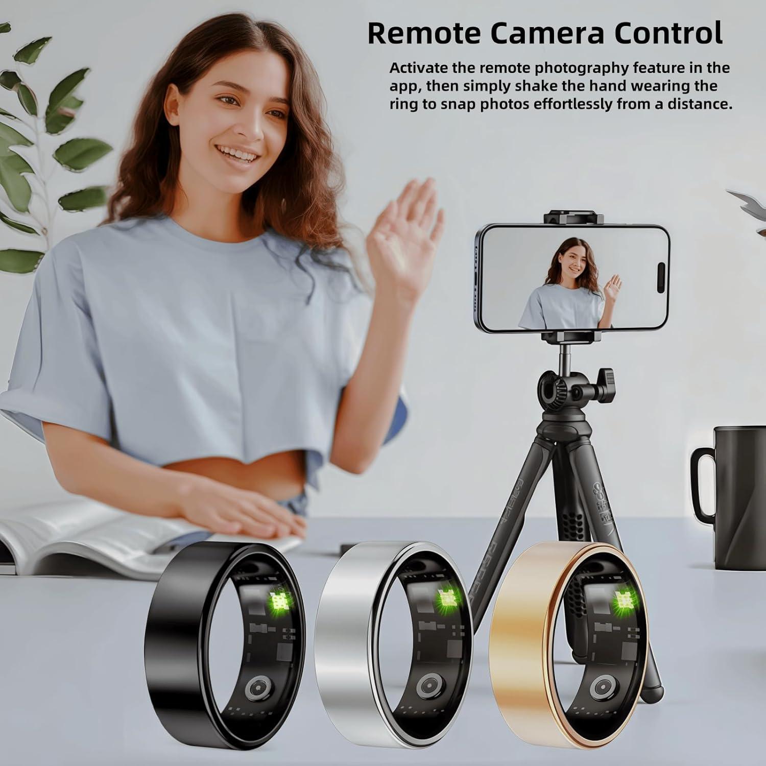 Reloj Inteligente MZJ Oro Champán - Monitoreo Salud IP68