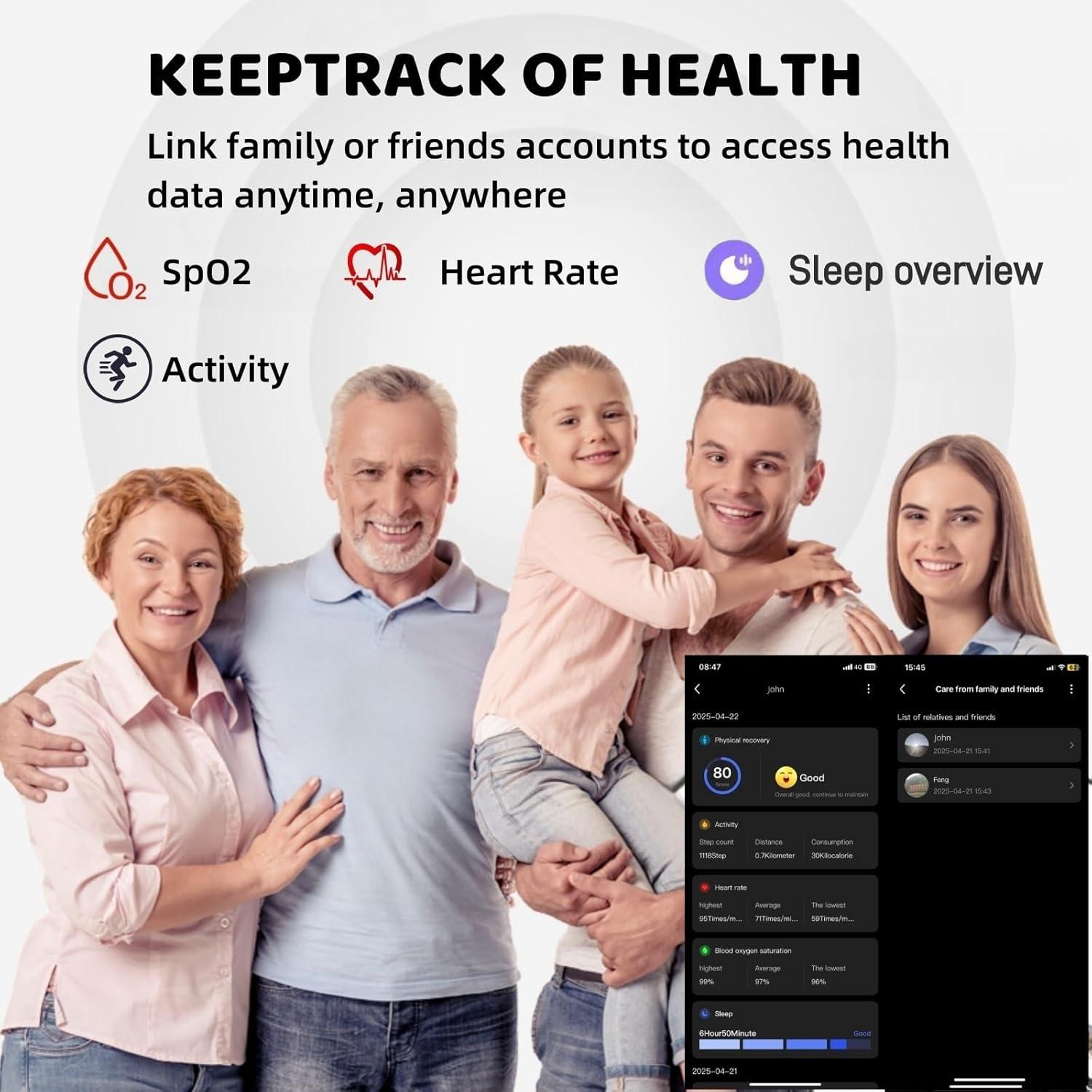 Anillo Inteligente Oucscru Plata 7# Monitoreo Salud y Fitness