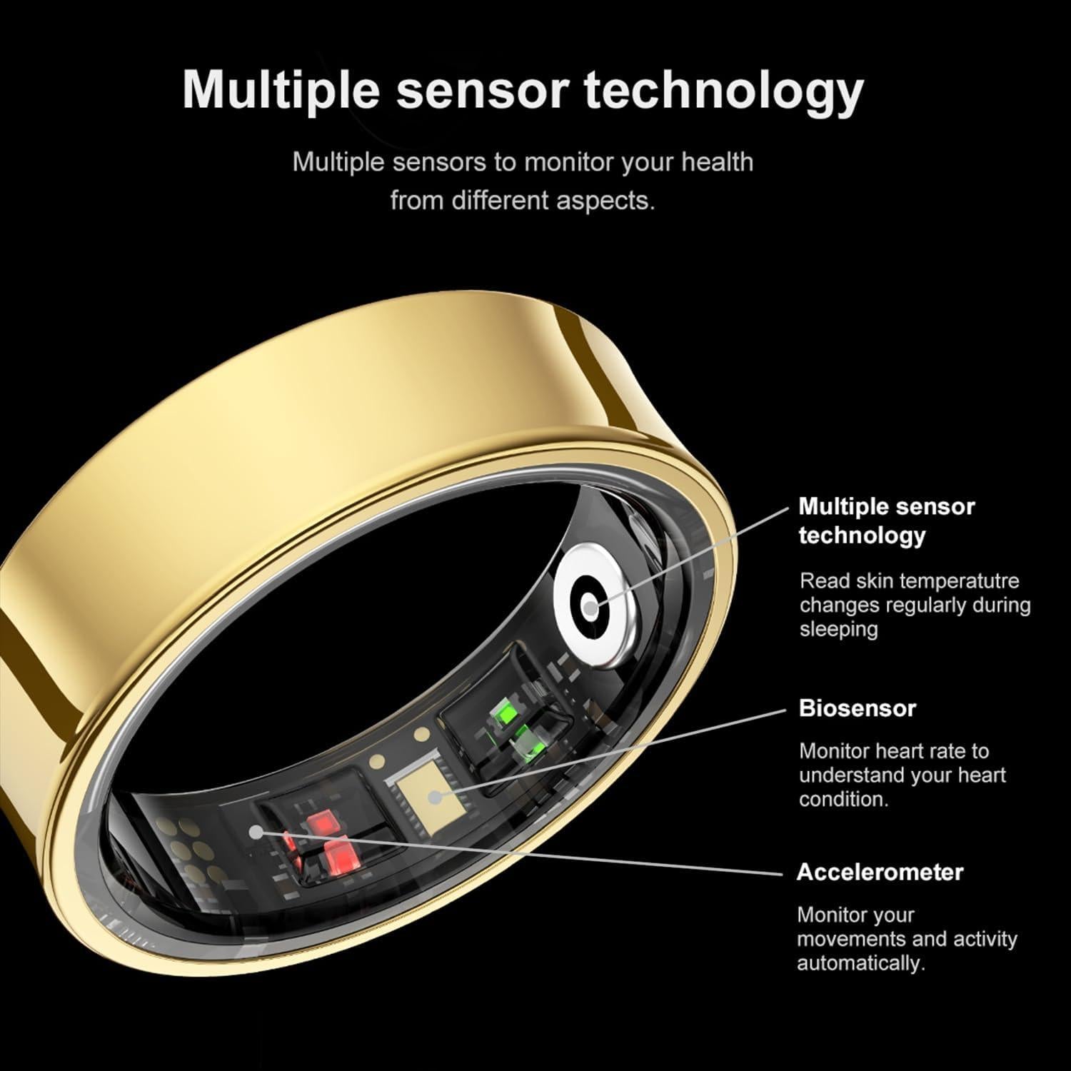 Anillo Inteligente DREAM SPORT DSR - Monitoreo de Sueño y Salud