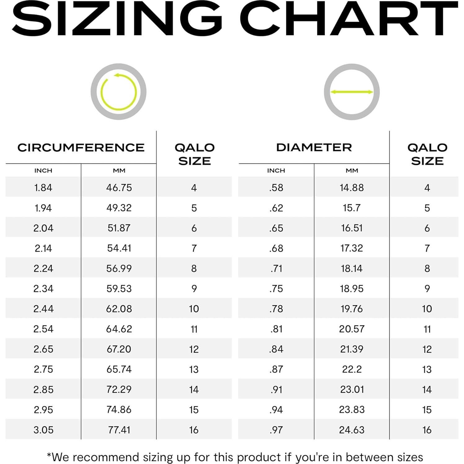 Anillo Inteligente QALO QRNT Plata Mate Talla 7 Salud Fitness