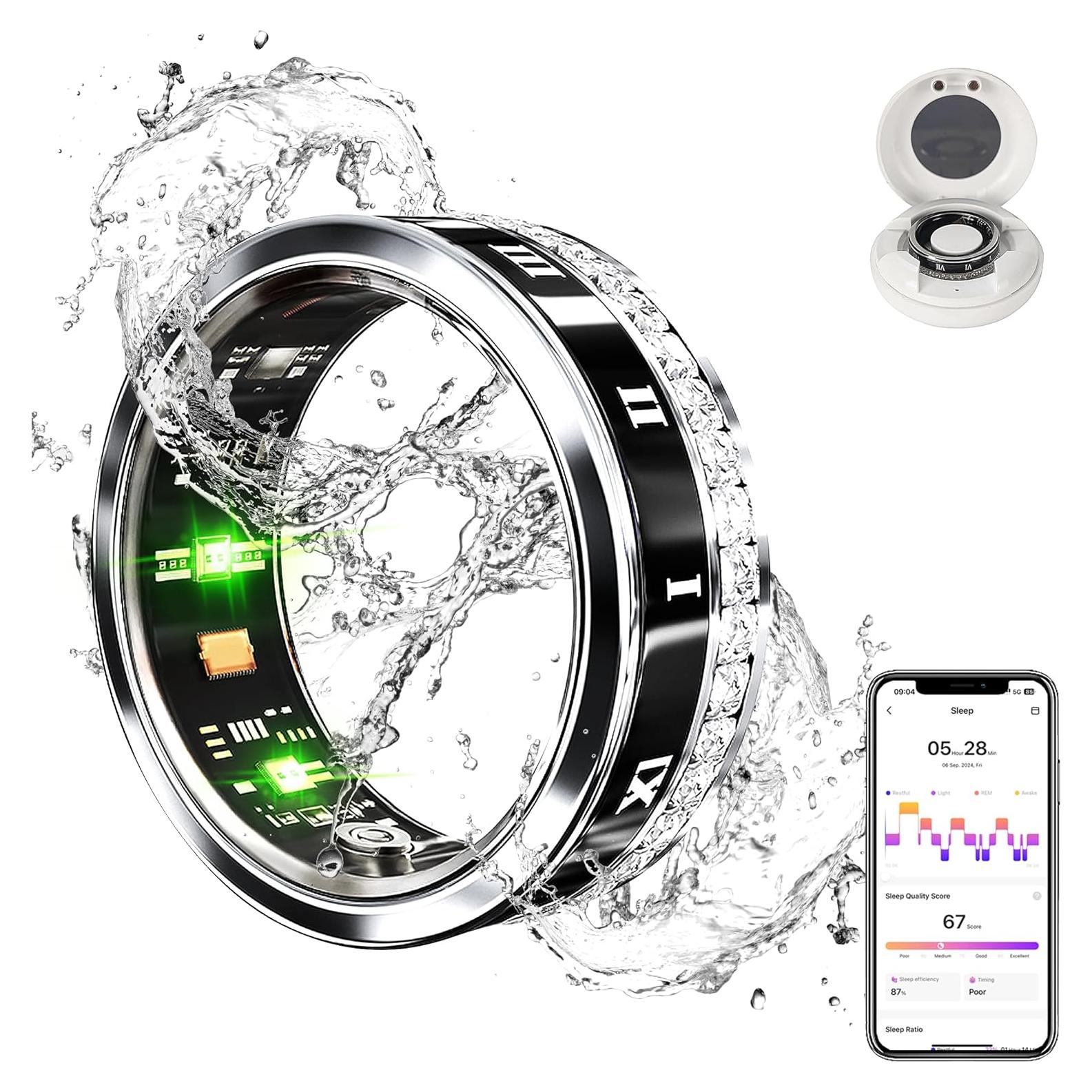 Anillo Inteligente GANSI ZNJZ-001 | Monitoreo de Salud IP68