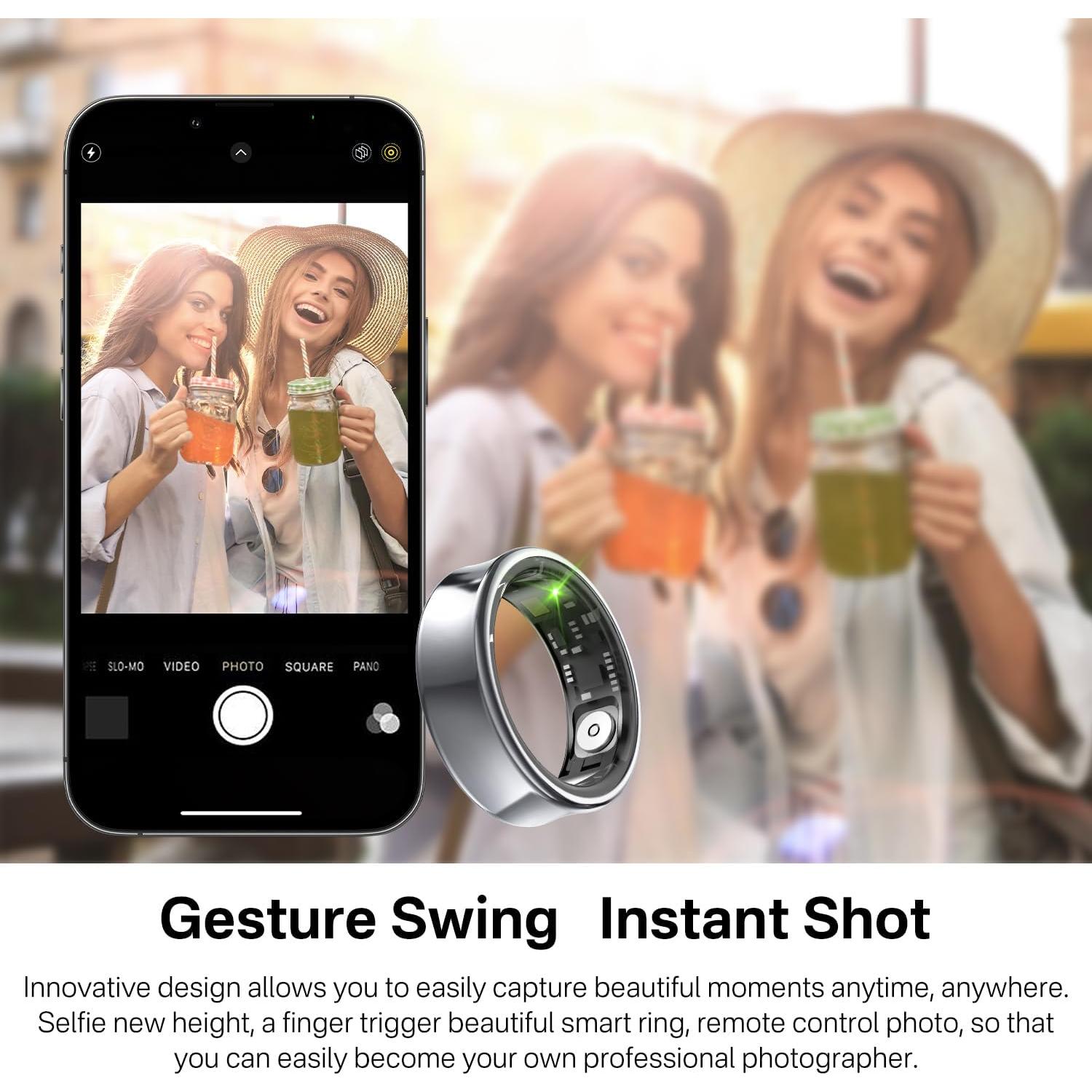 Anillo Inteligente Tulbeys SR05 - Impermeable 5ATM, Salud y Fitness