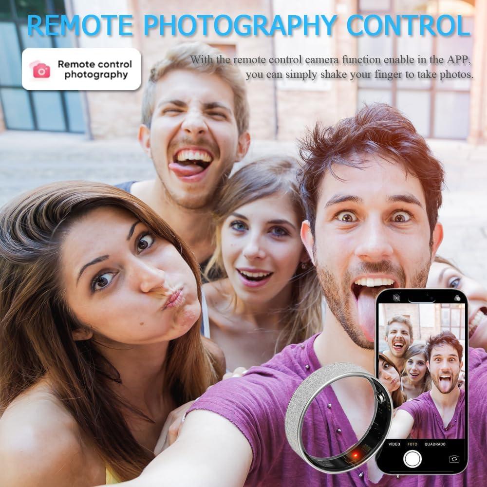 Anillo Inteligente WENSUNNIE Plata 9# Fitness Sueño IP68