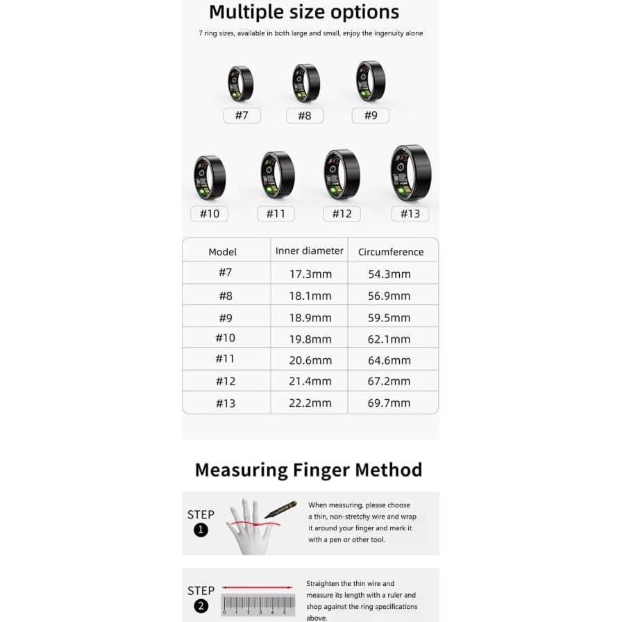 Anillo Inteligente EAGLE TECHS R11M Baño de Oro 18K Salud