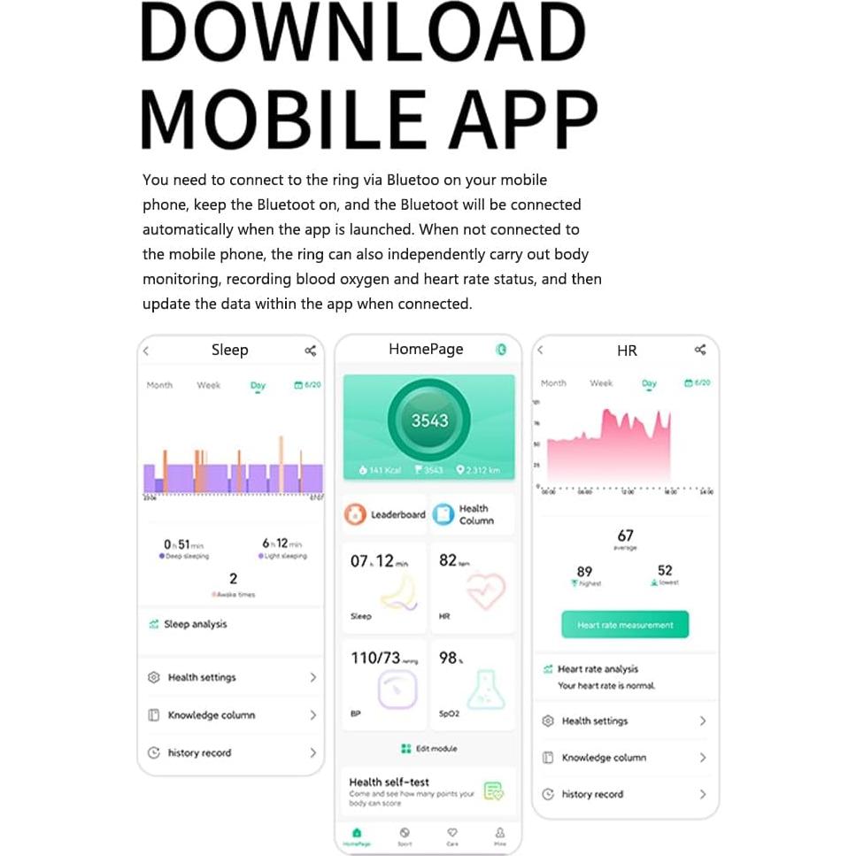Anillo Inteligente EAGLE TECHS R11M Baño de Oro 18K Salud