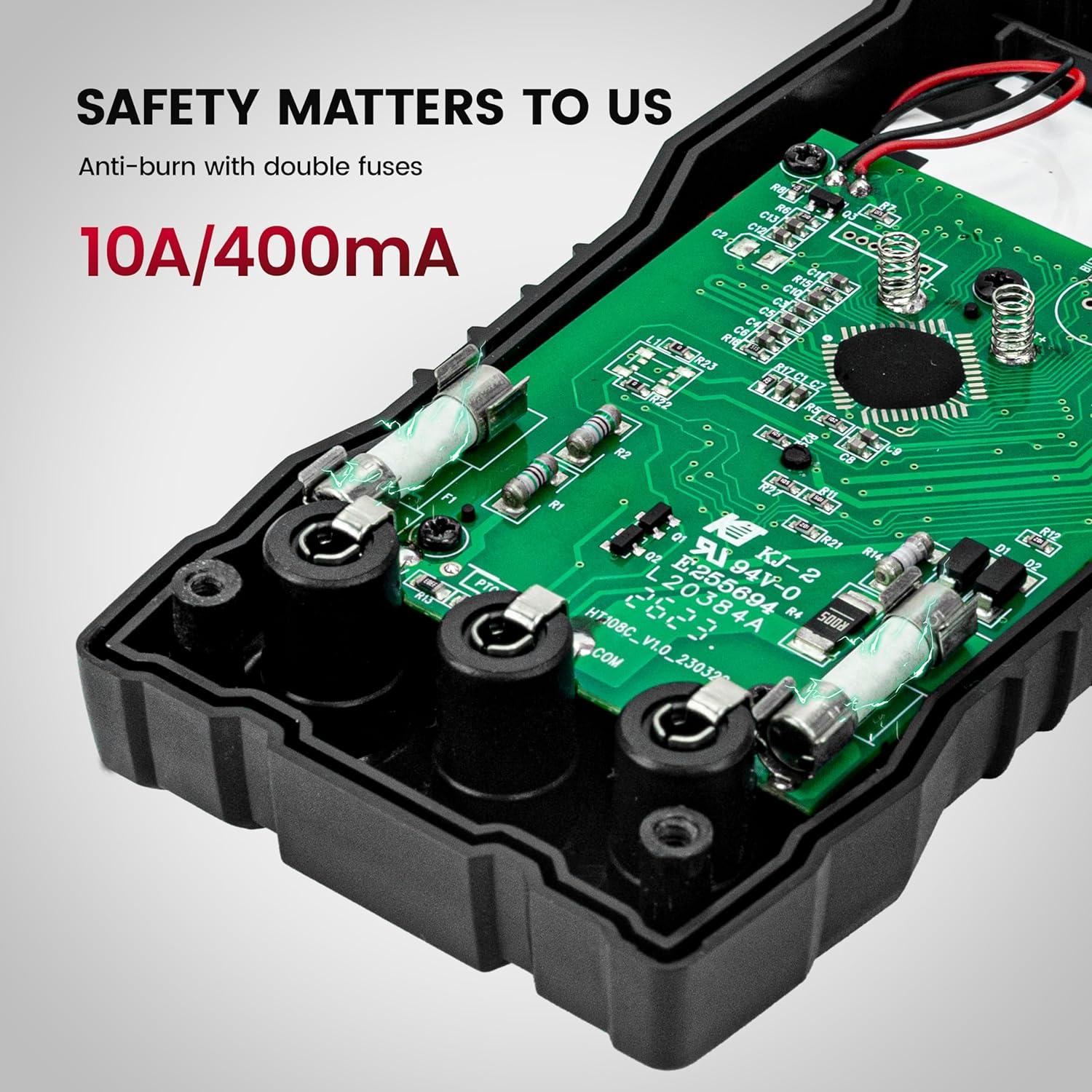 Multímetro Digital KAIWEETS KM100S 4000 Cuentas AC/DC