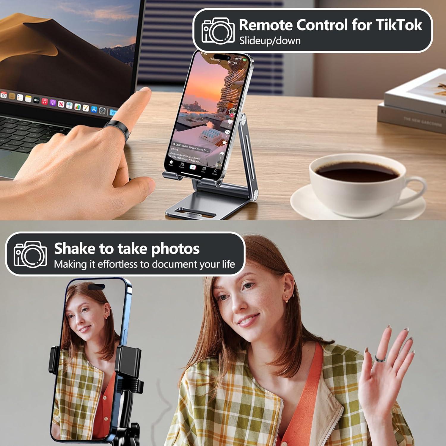 Anillo Inteligente Fitness DustAway SR03 - Monitoreo Salud 5ATM