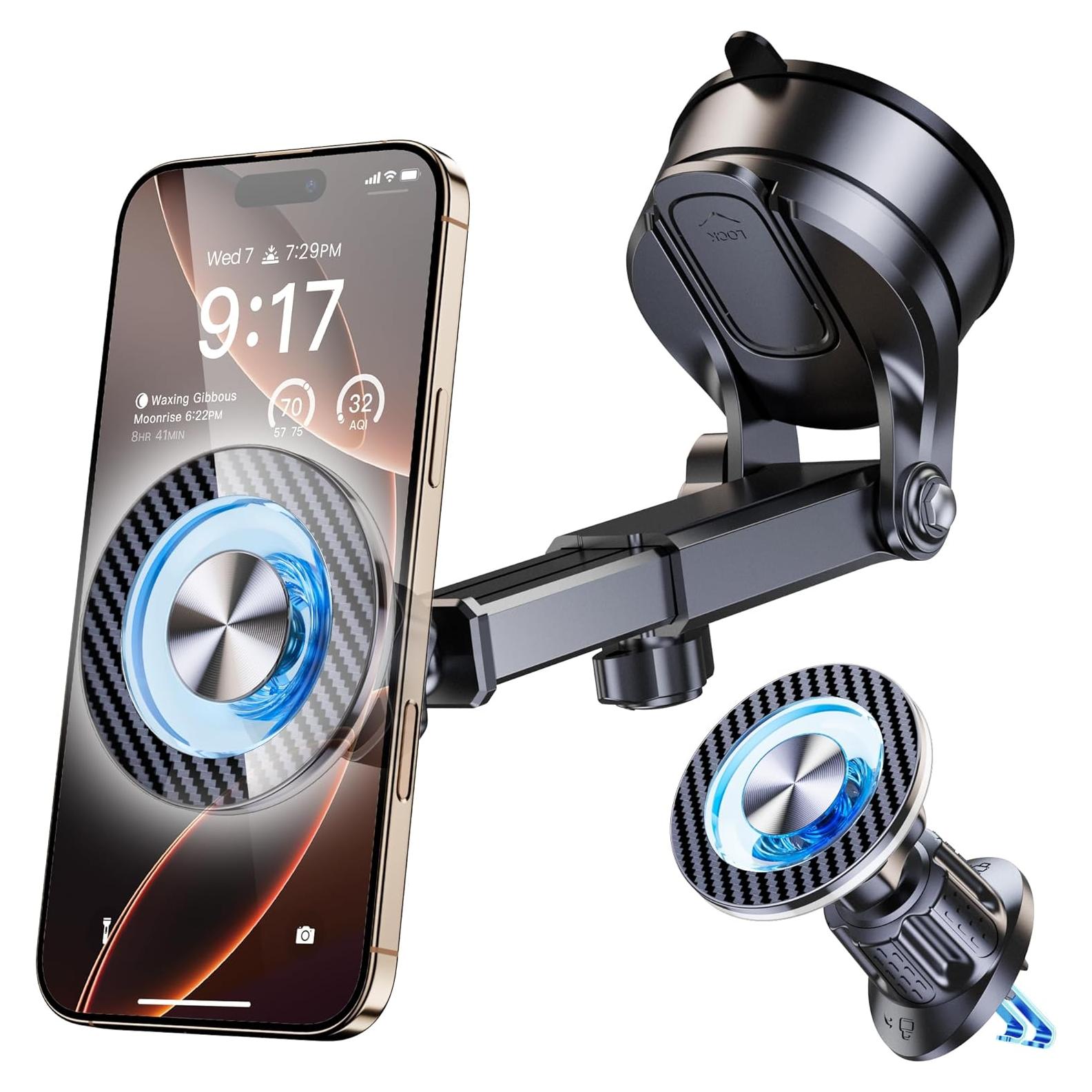 Soporte Magnético para Teléfono Coneclat 2025 - Compatible con iPhone y Android