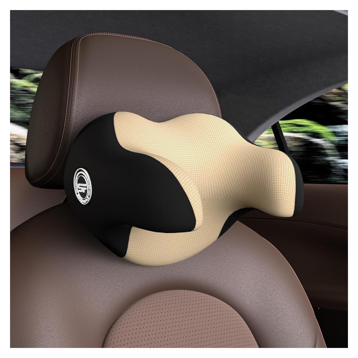 Almohada de viaje ergonómica SPRFUFLY U-DrpiBeige 100% espuma viscoelástica