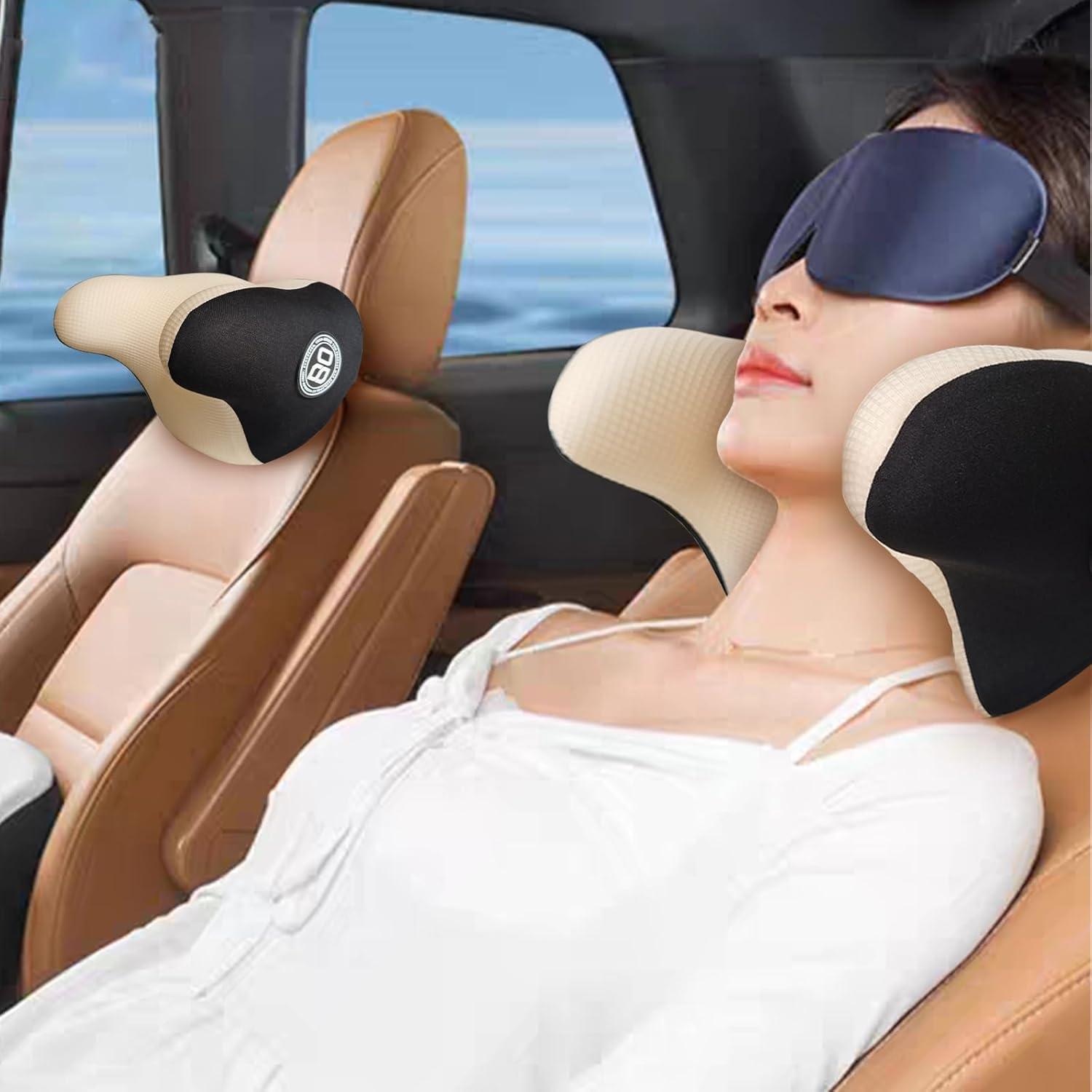 Almohada de viaje ergonómica SPRFUFLY U-DrpiBeige 100% espuma viscoelástica