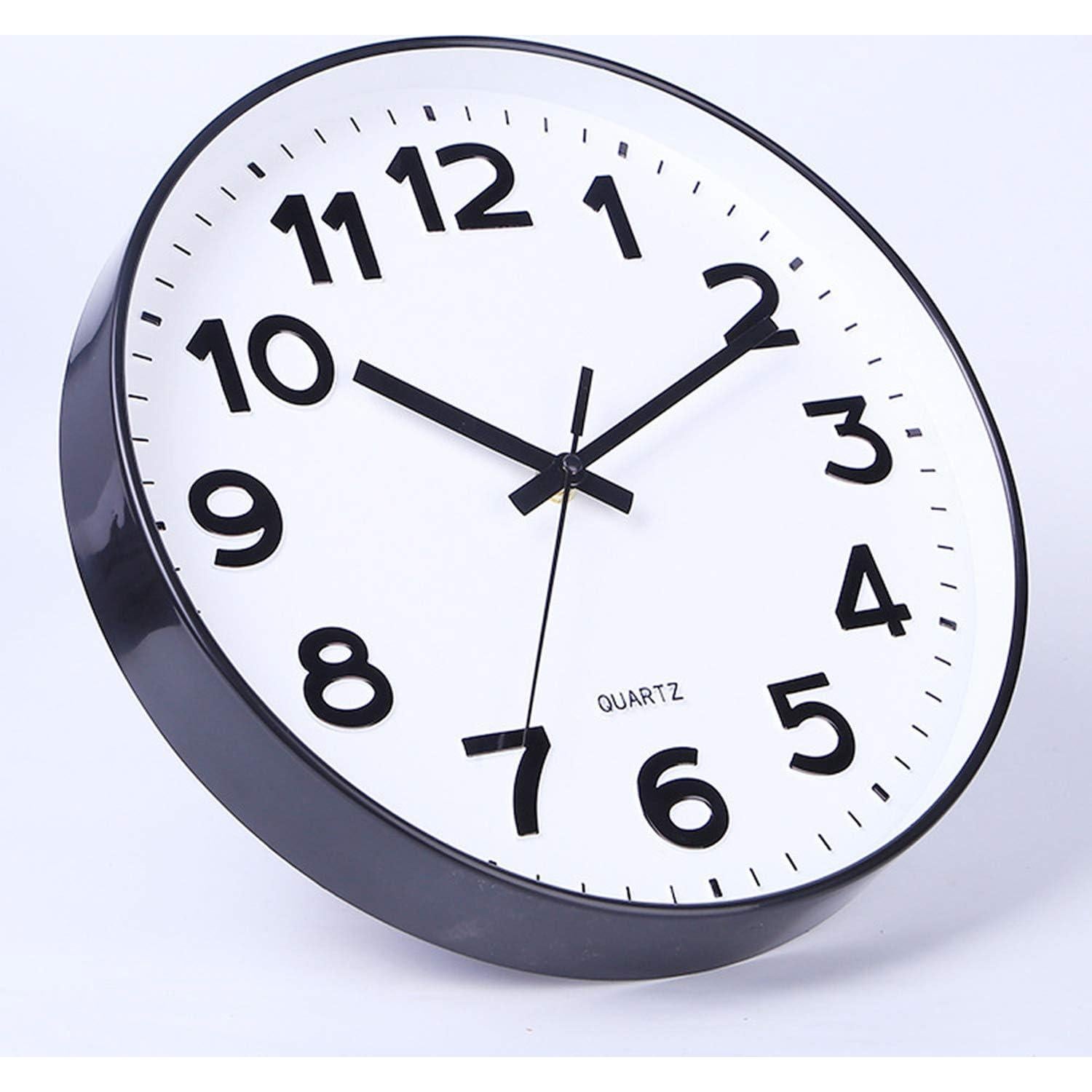 Reloj de Pared Silencioso 30 cm 2 Piezas Foraineam